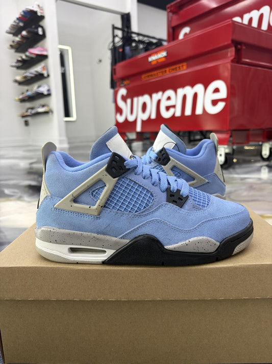 Jordan 4 "University Blue" Used Size 5Y/6.5W