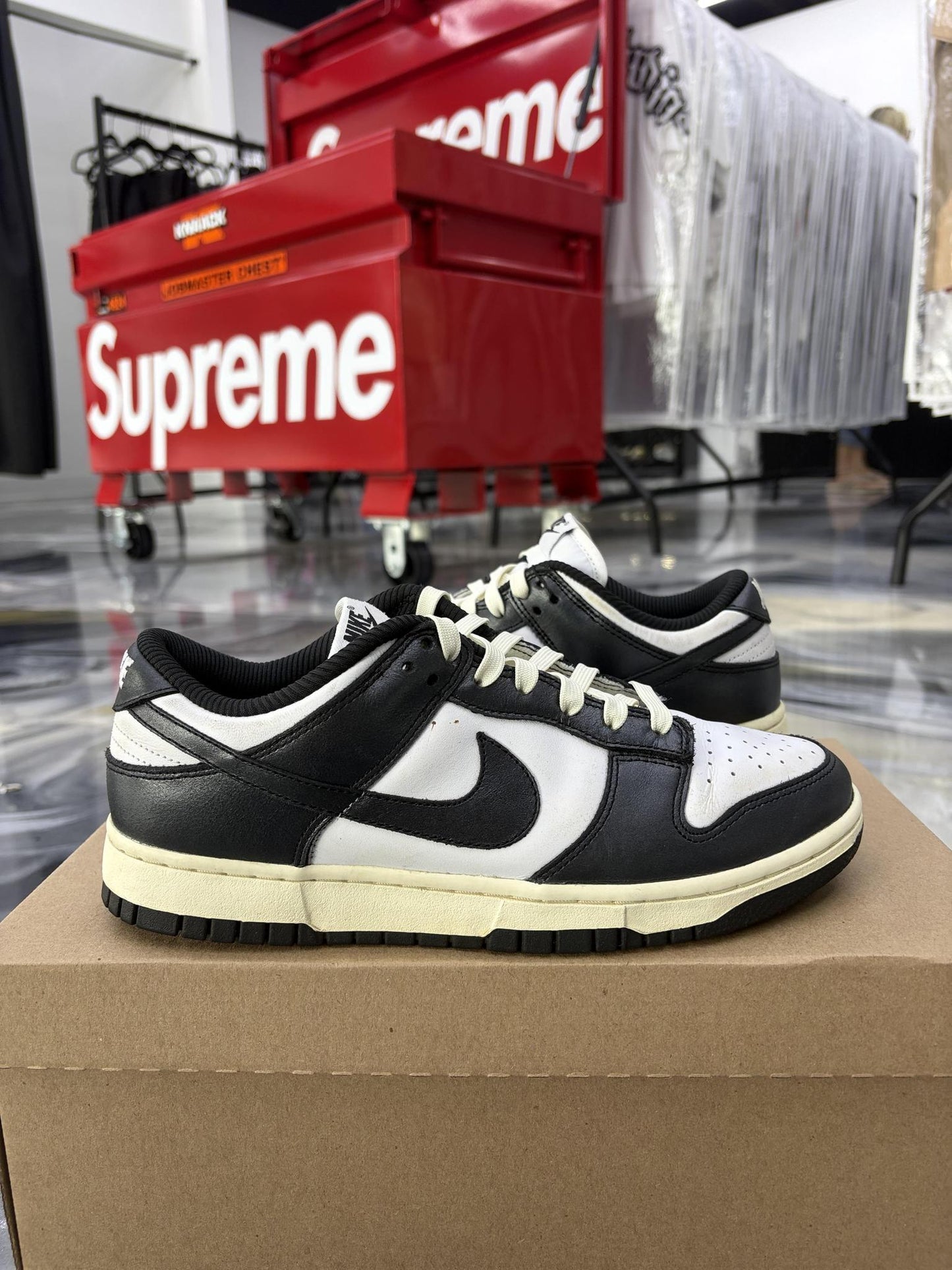 Nike Dunk Low "Vintage Panda" Used Size 7.5