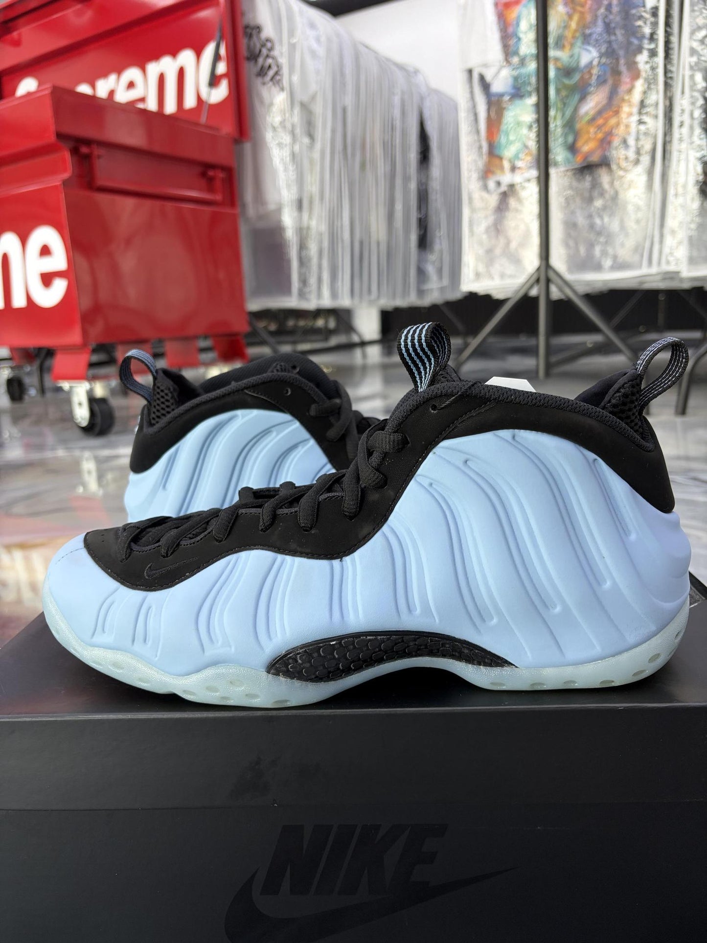 Nike Foamposite One "Psychic Blue" Used Size 11