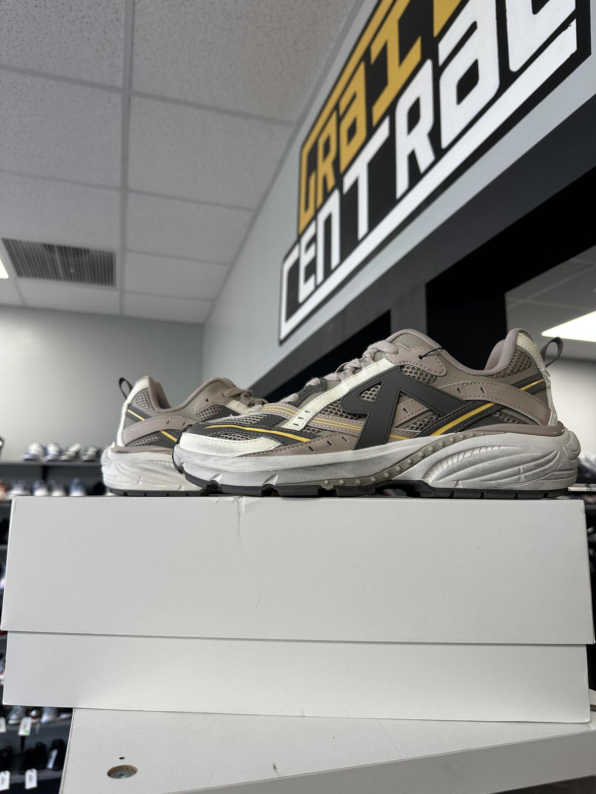 Represent Track Sneaker "Brown Beige" Size 10.5 Used