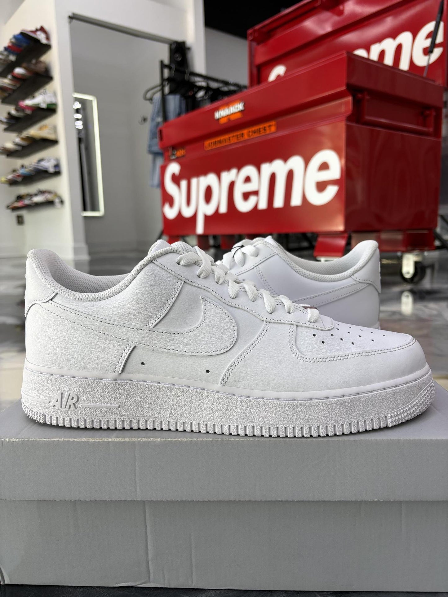 Nike Air Force 1 Low "Triple White" Used Size 12