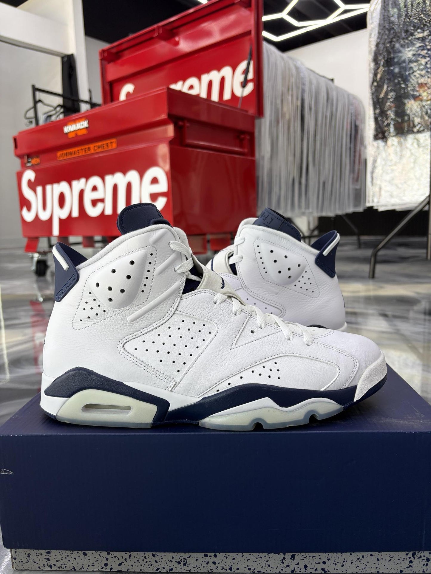 Jordan 6 "Midnight Navy" Used Size 12