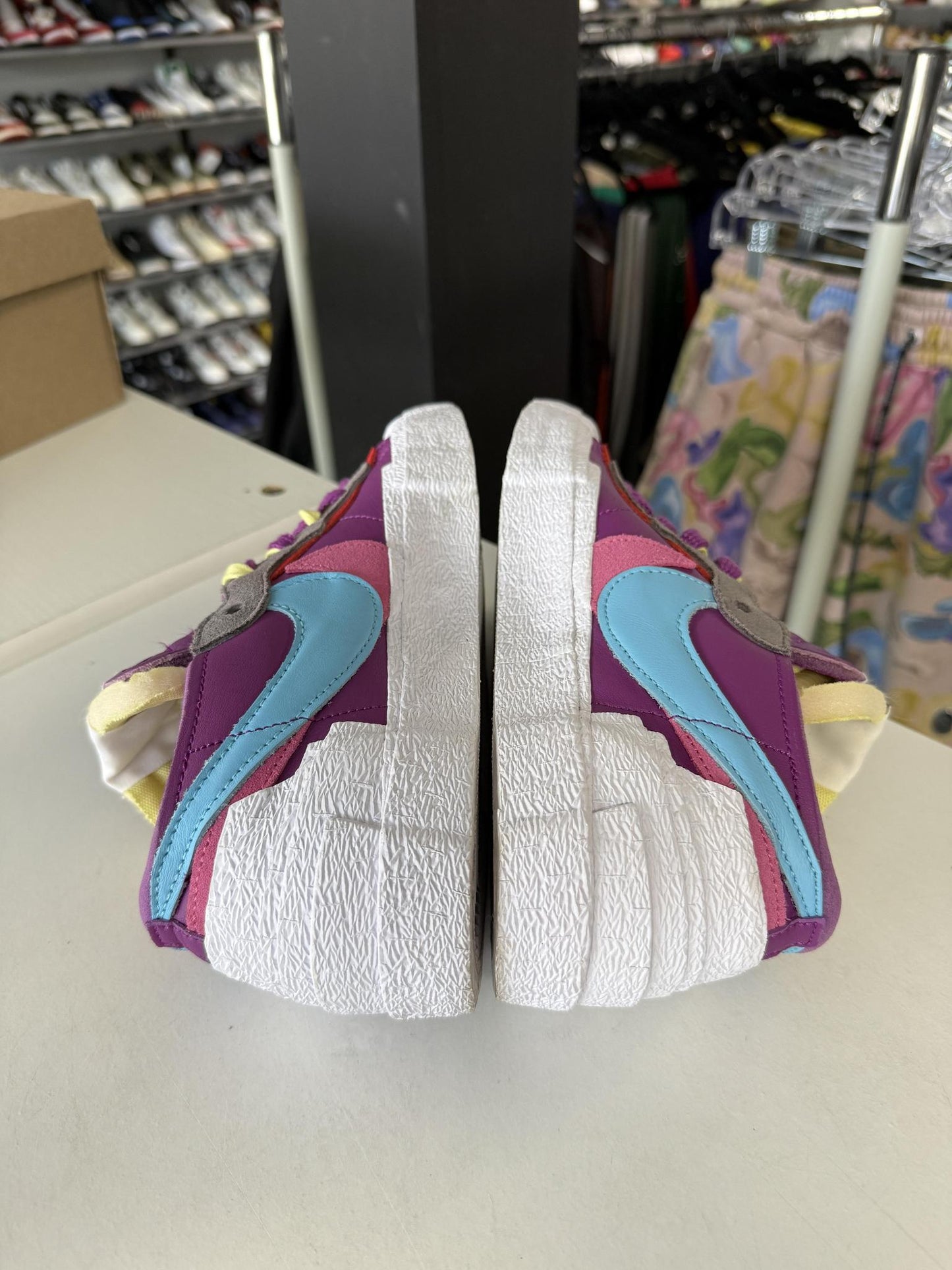 Nike Sacai Blazer Low "Purple Blue" Used Size 6.5Y/8W
