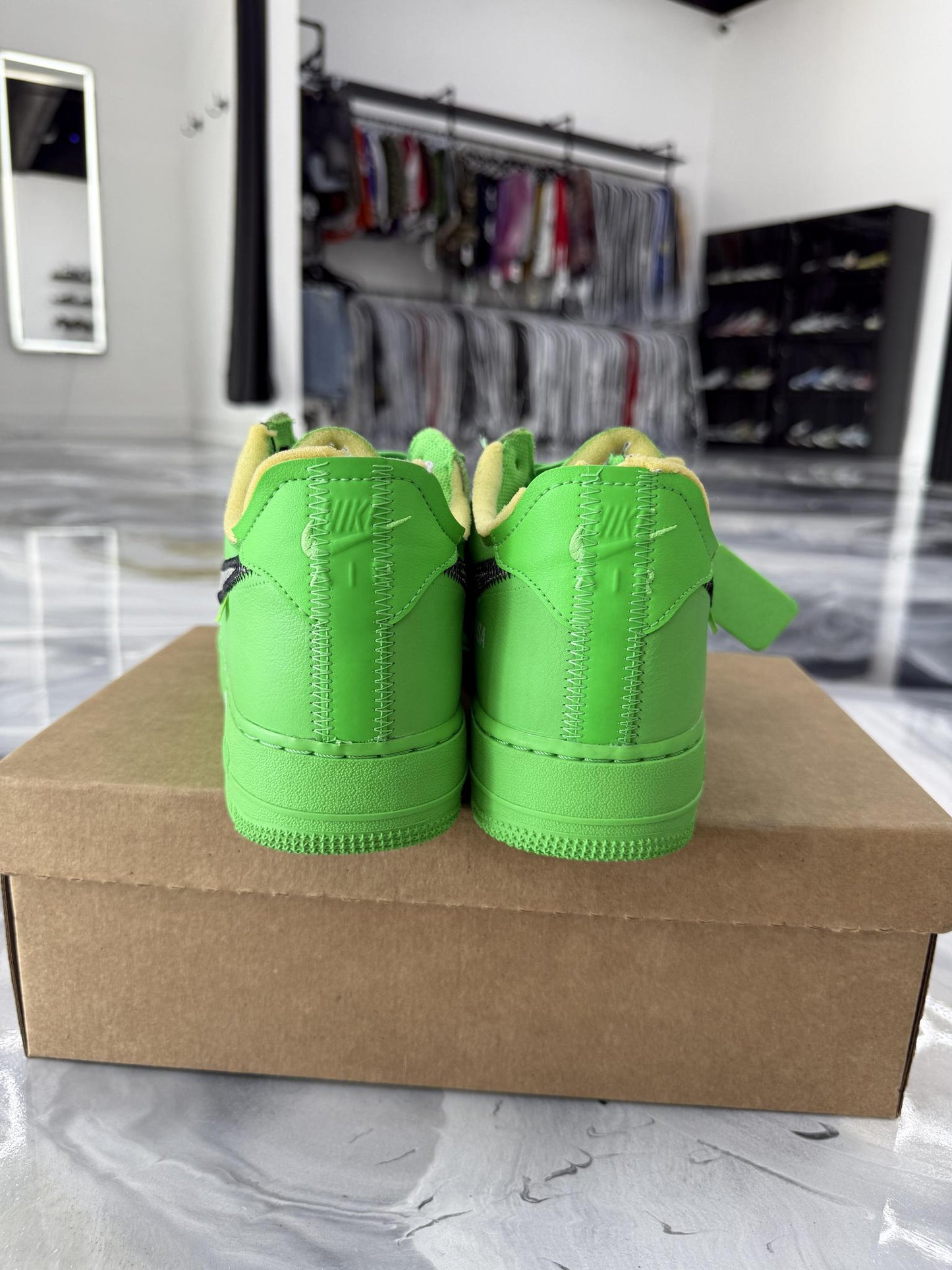 Nike Air Force 1 X Off White "Brooklyn" Used Size 10.5