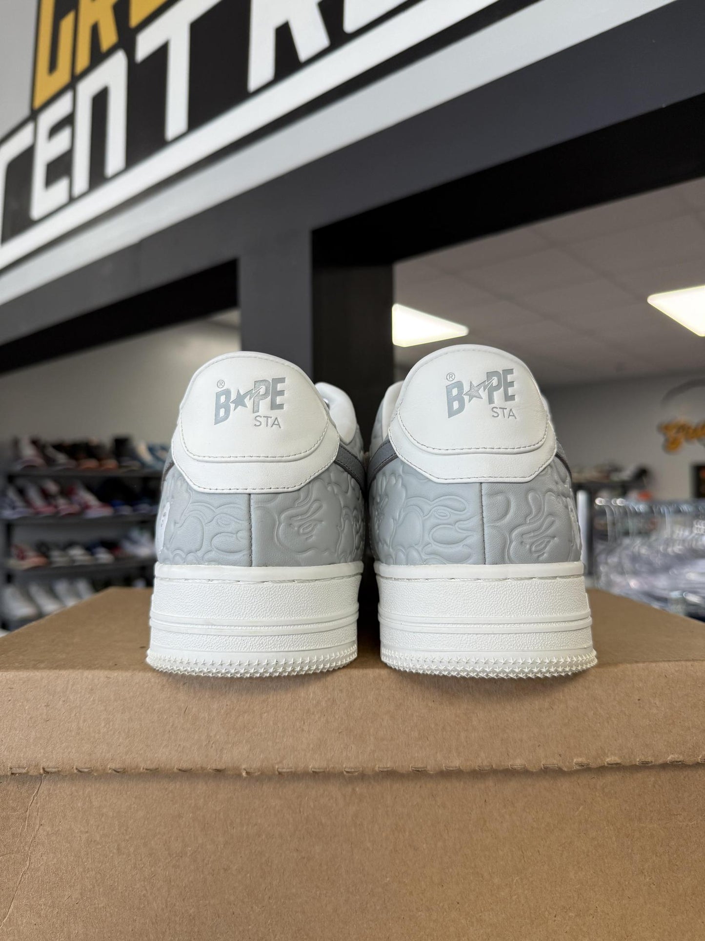 Bape Sta "Grey" Used Size 13