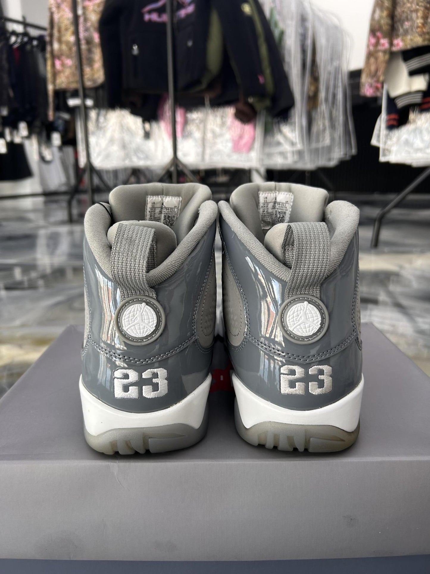Jordan 9 "Cool Grey" Used Size 11