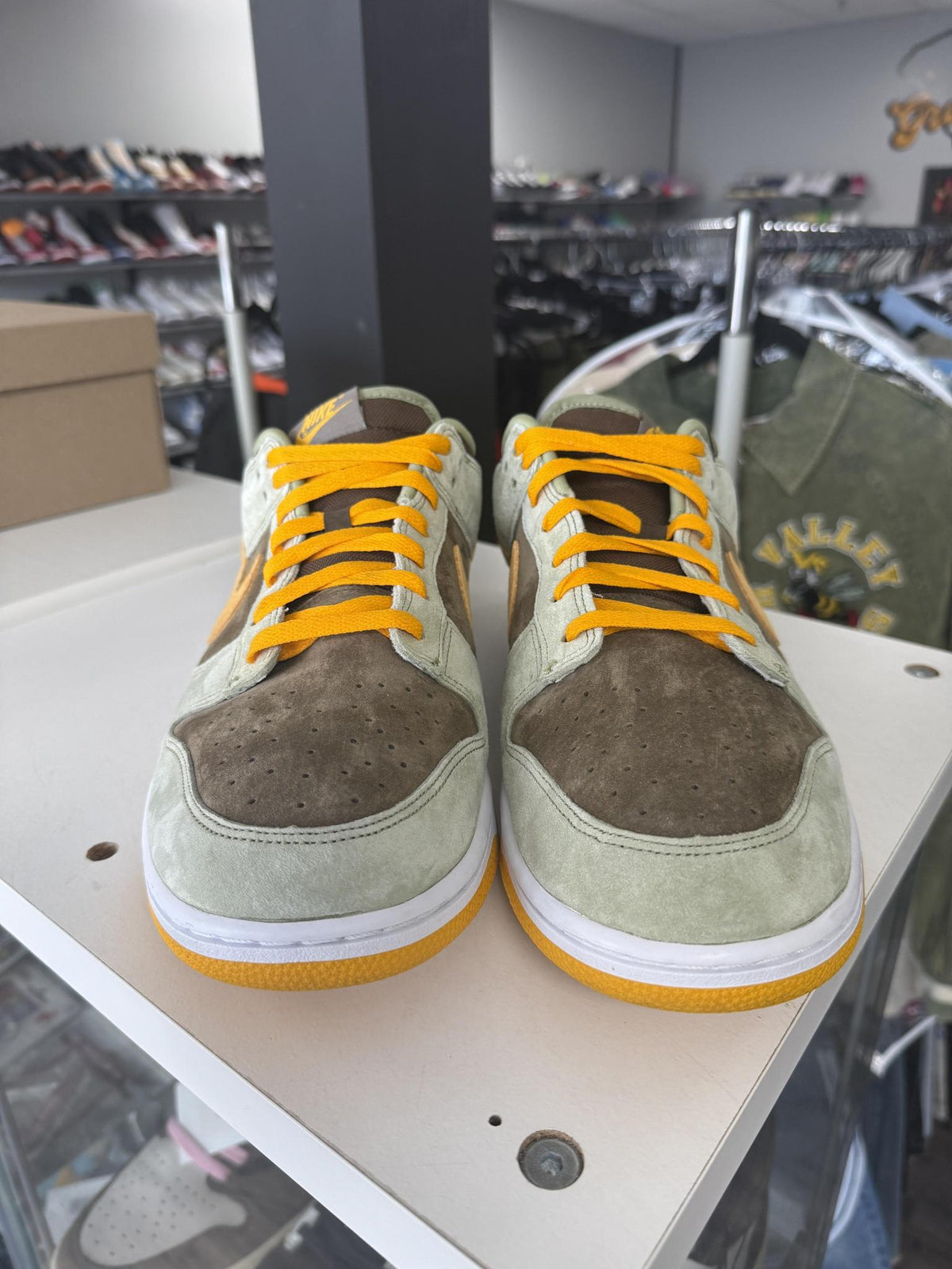 Nike Dunk Low "Dusty Olive" Used Size 14