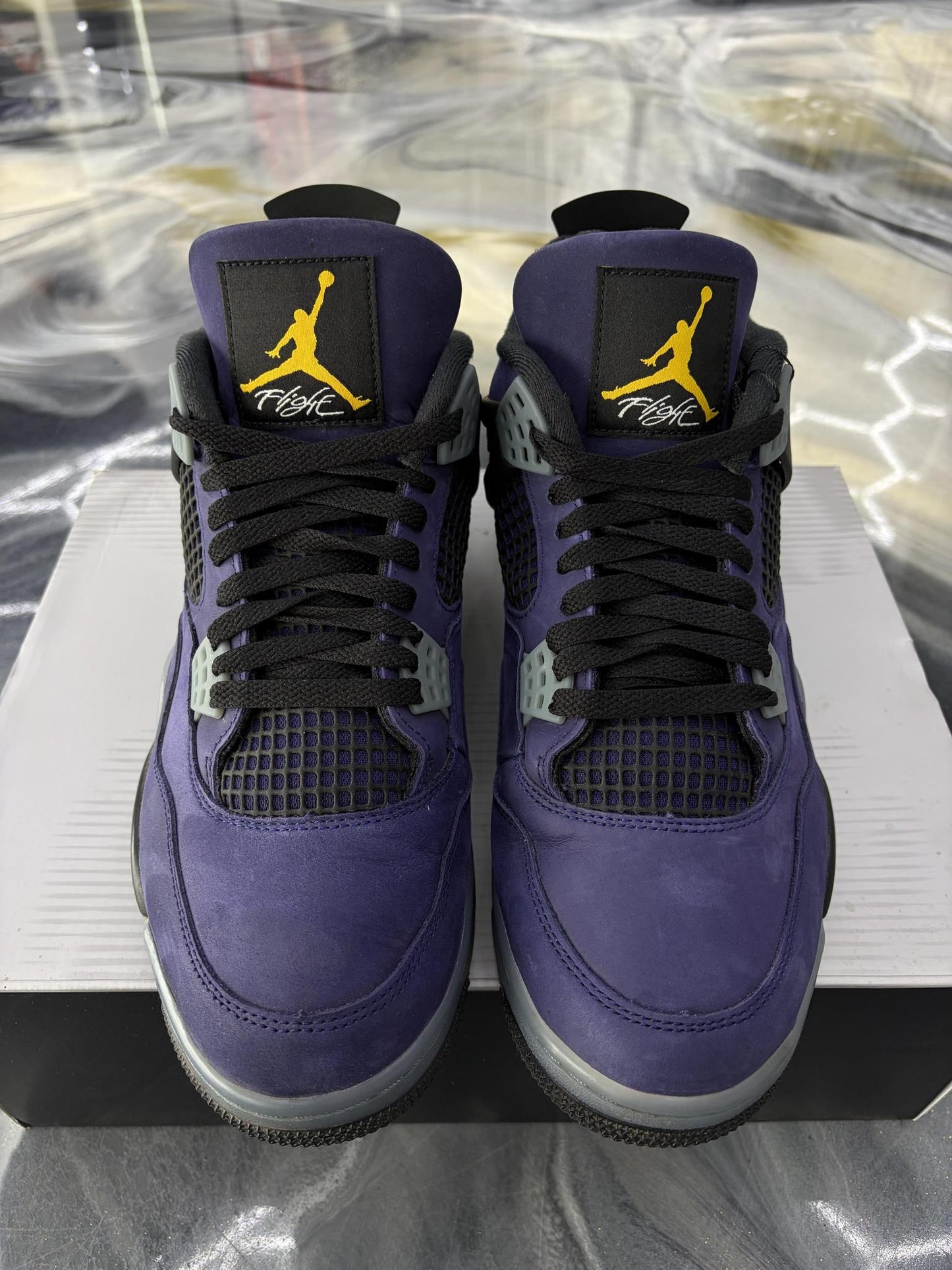 Jordan 4 "Laker" Used Size 12