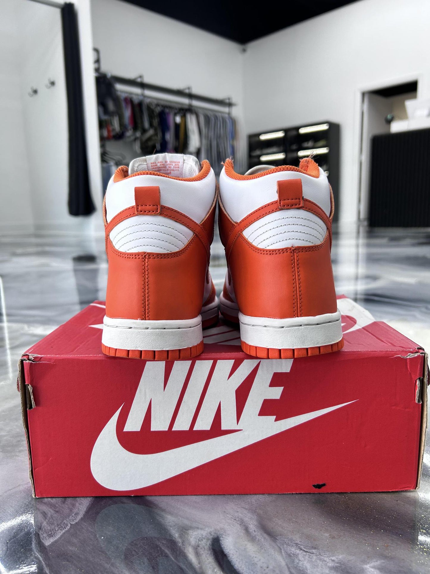 Nike Dunk High "Syracuse" Used Size 6.5Y/8W