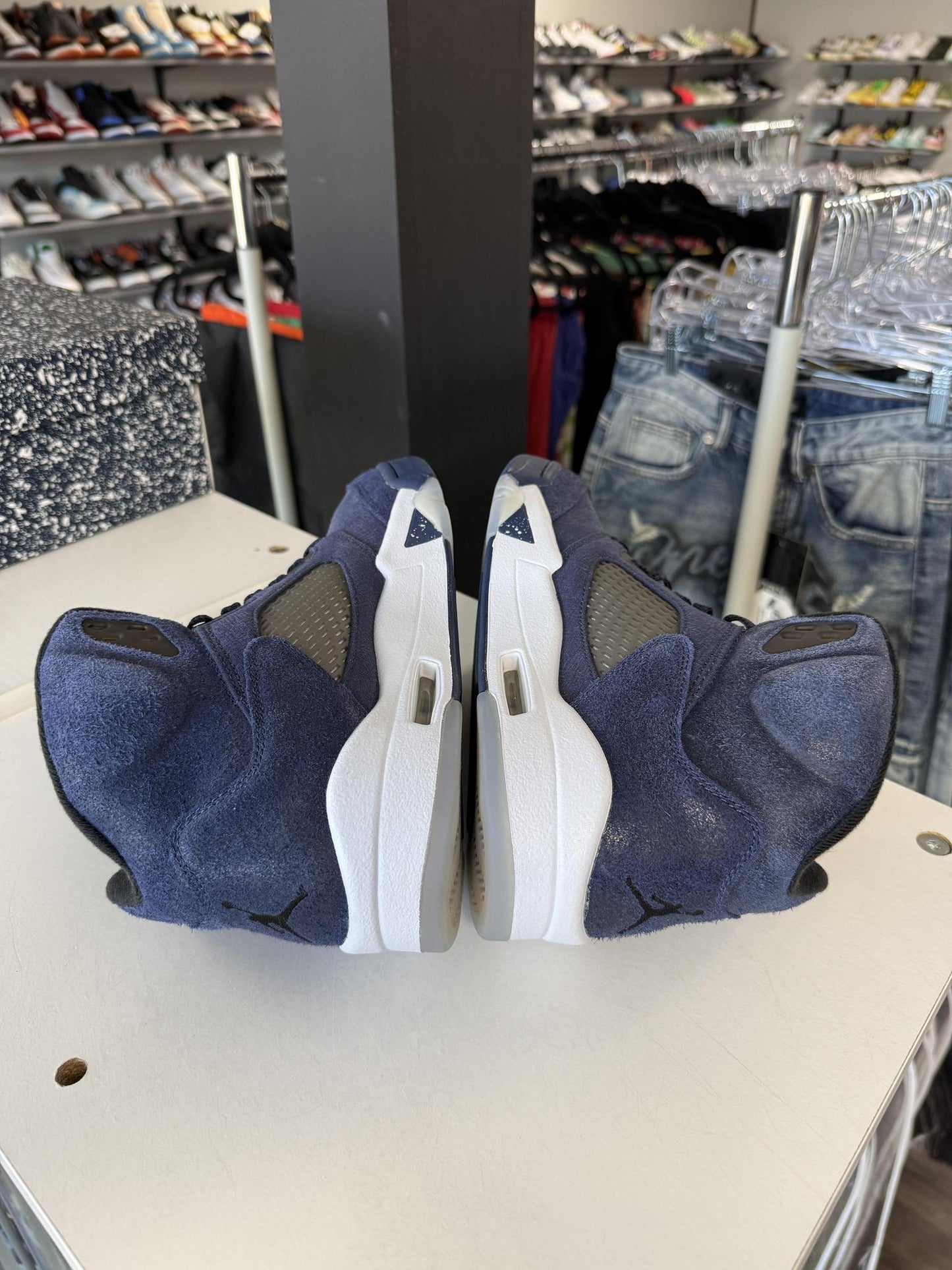 Jordan 5 "Midnight Navy" Used Size 9.5