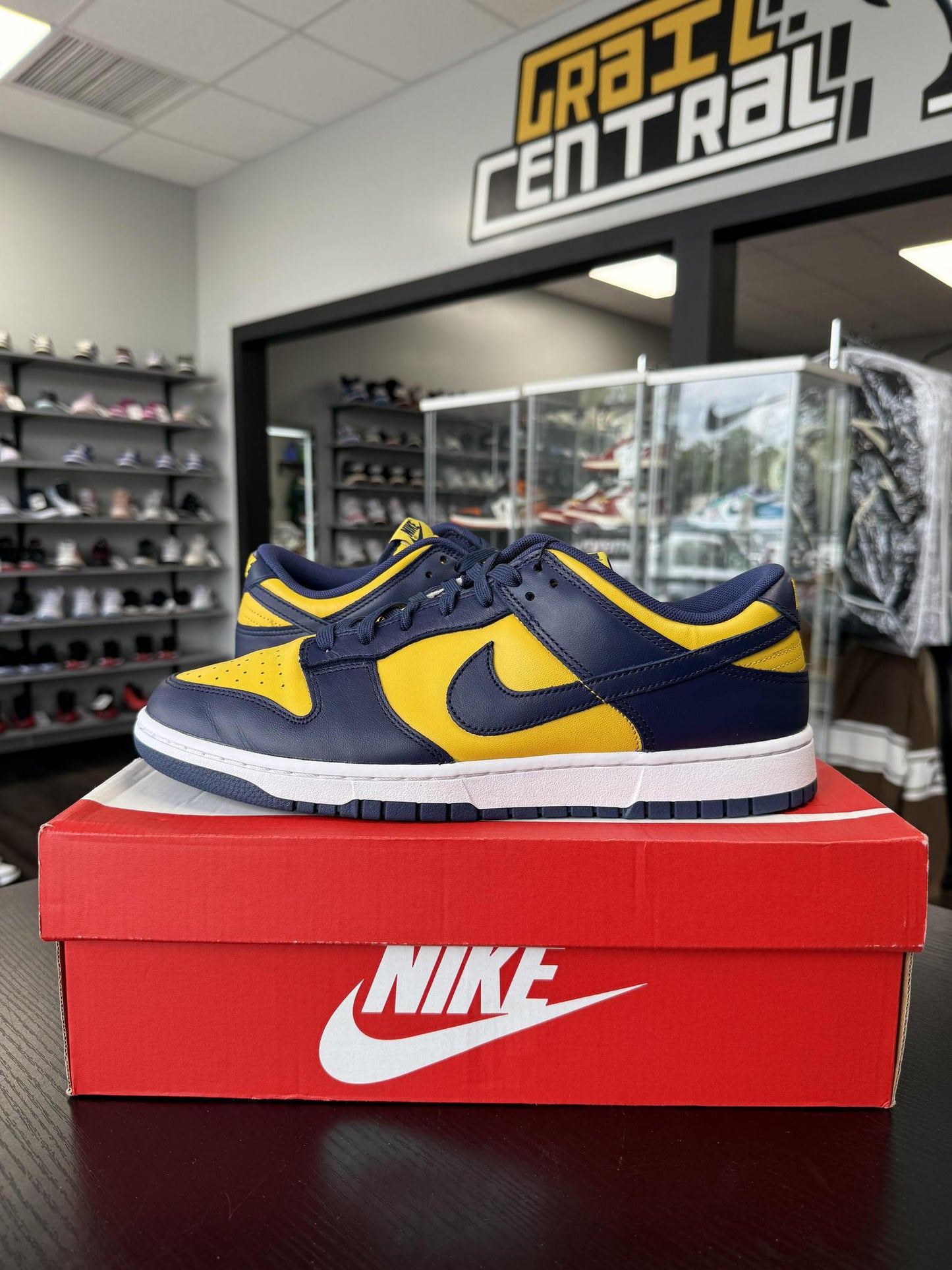 Nike Dunk Low "Michigan" Used Size 12