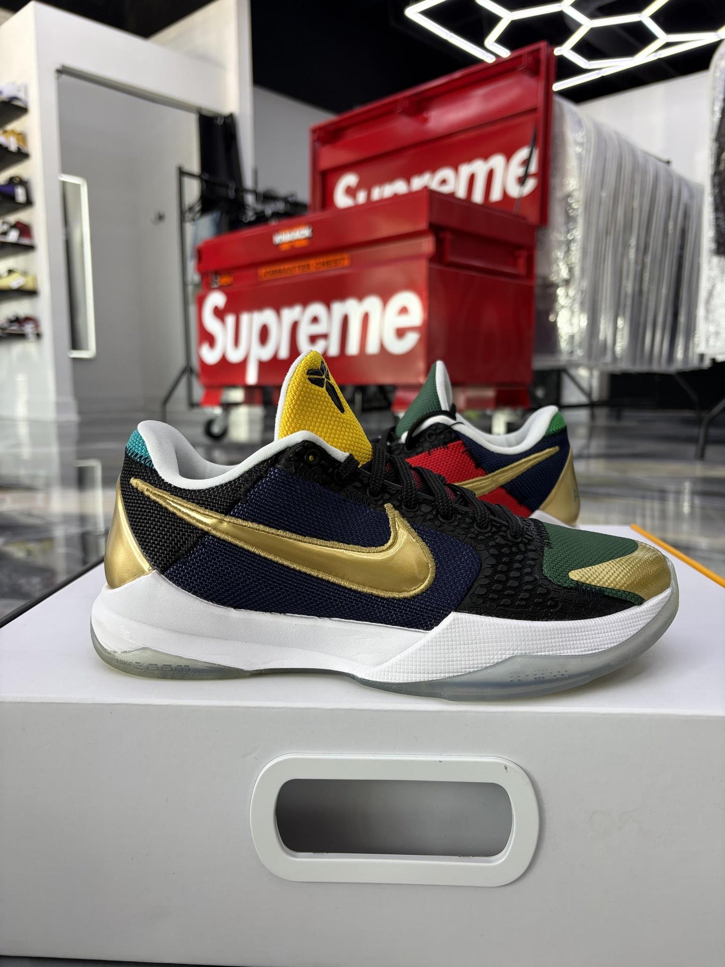 Nike Kobe 5 Protro Undefeated "What If Multi" Used Size 6.5Y/8W