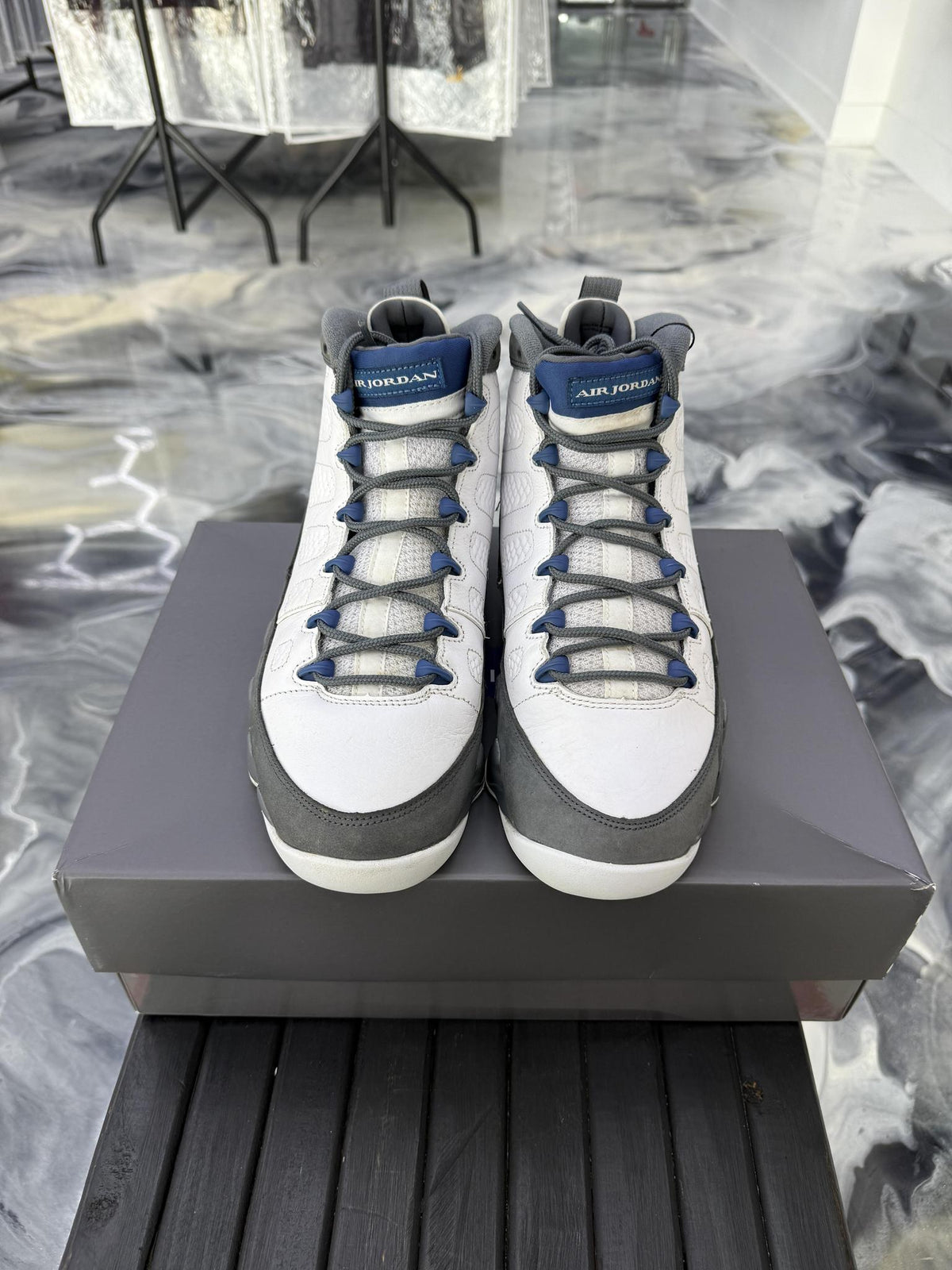 Jordan 9 "Flint Grey" Used Size 10