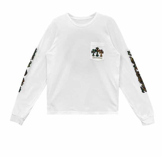 Chrome Hearts Long Sleeve Horse Shoe "White Camo"