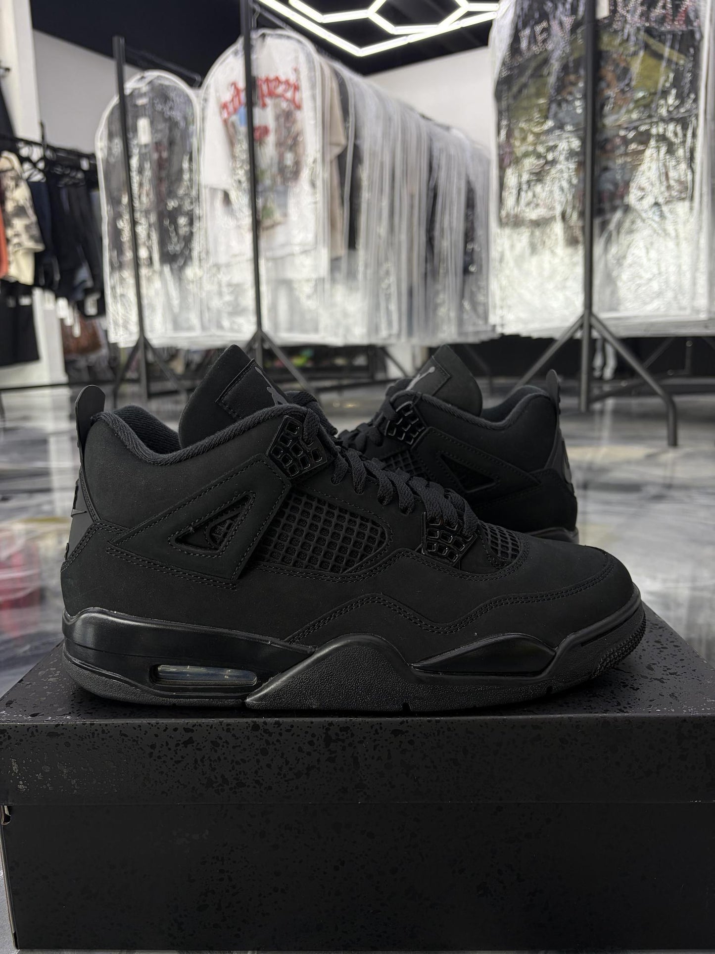 Jordan 4 "Black Cat" Used Size 10.5