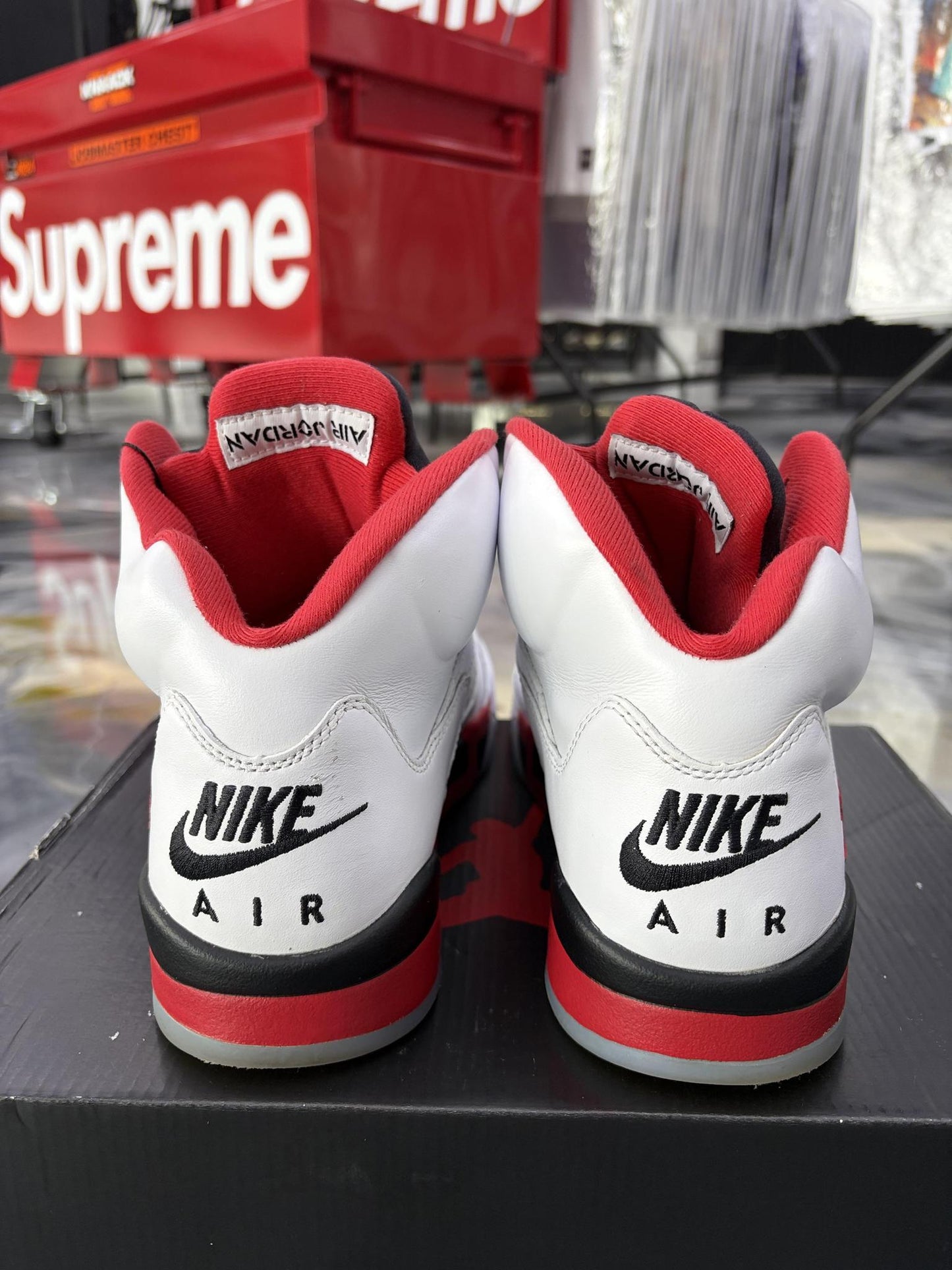 Jordan 5 "Fire Red" Used Size 10