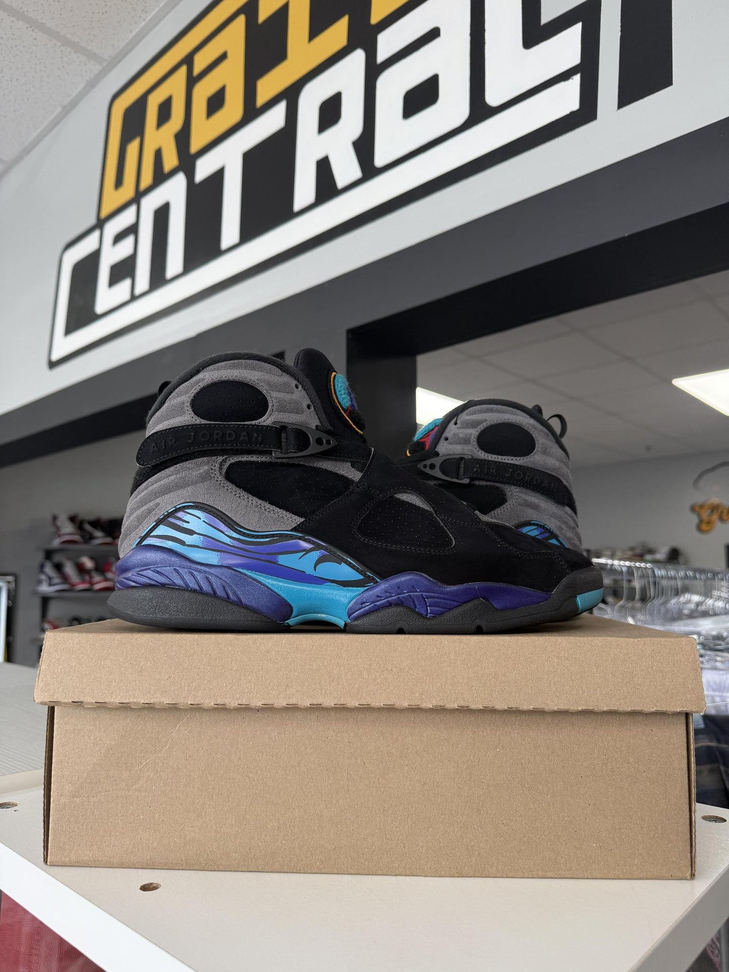 Jordan 8 "Aqua" Used Size 11