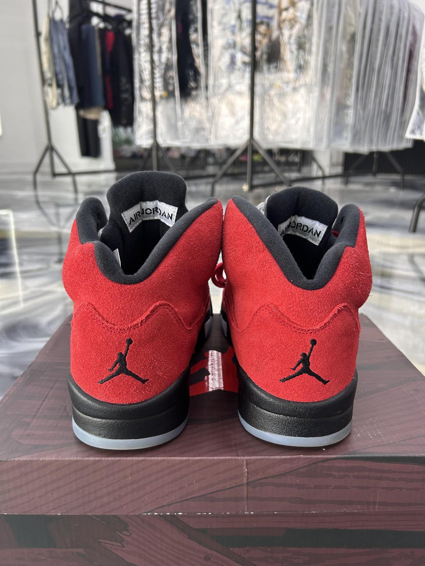 Jordan 5 "Raging Bull" Used Size 10