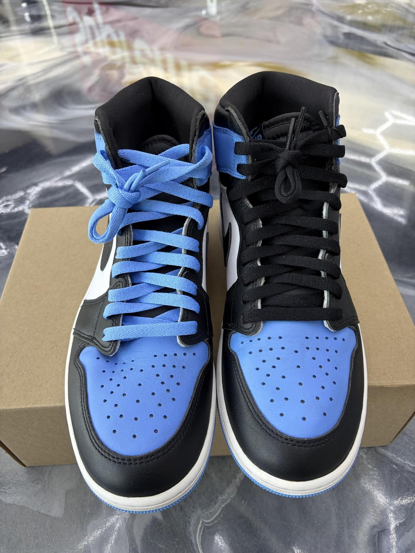 Jordan 1 "UNC Toe" Used Size 10.5