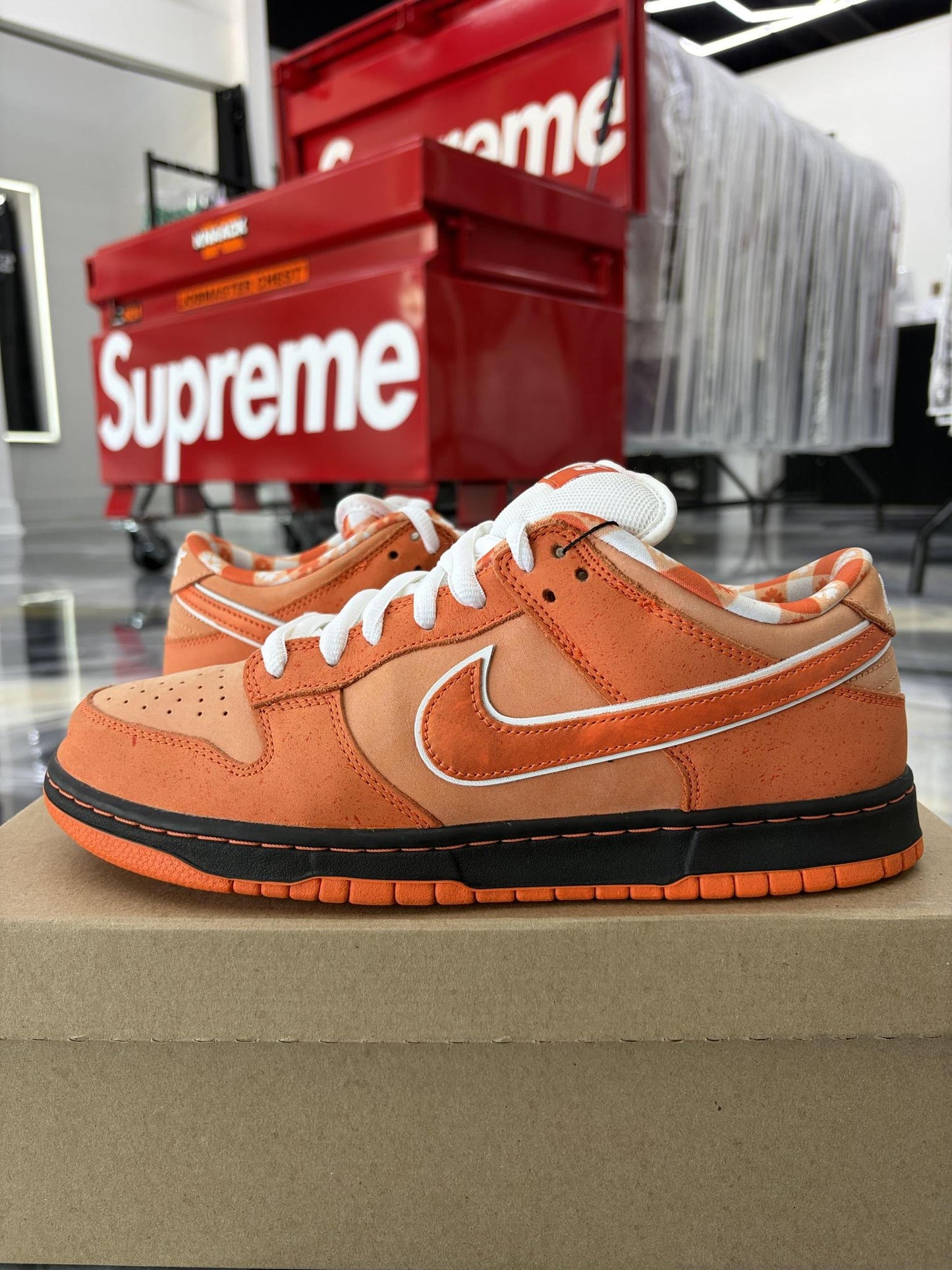 Nike SB Dunk Low "Orange Lobster" Used Size 10