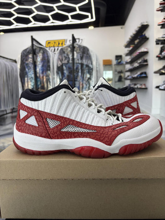Jordan 11 Low IE "Gym Red" Used Size 11