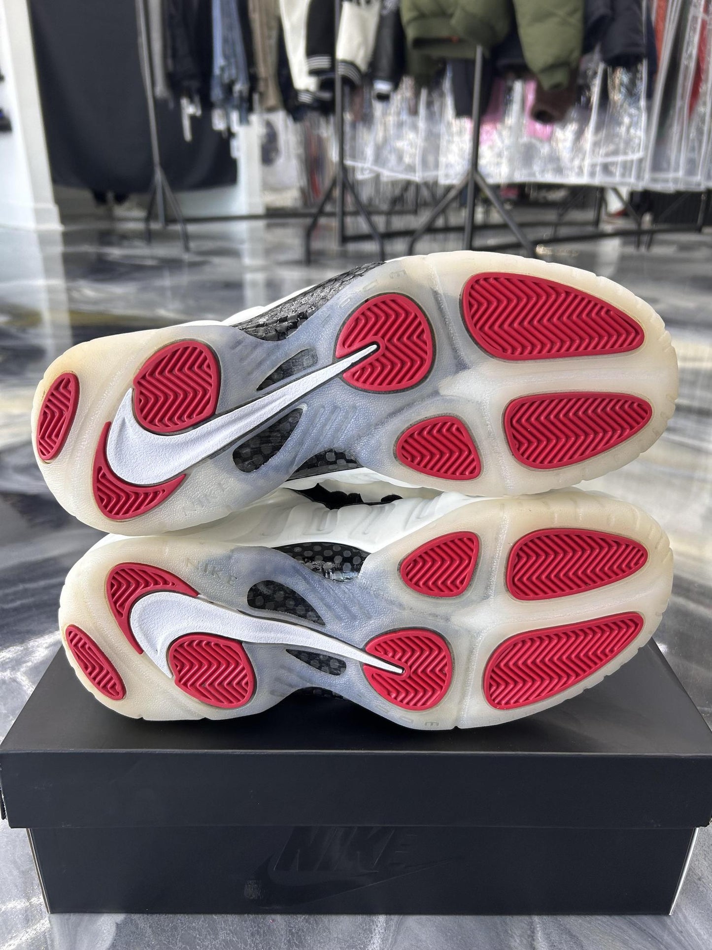 Nike Foamposite Pro "Pearl" Used Size 10
