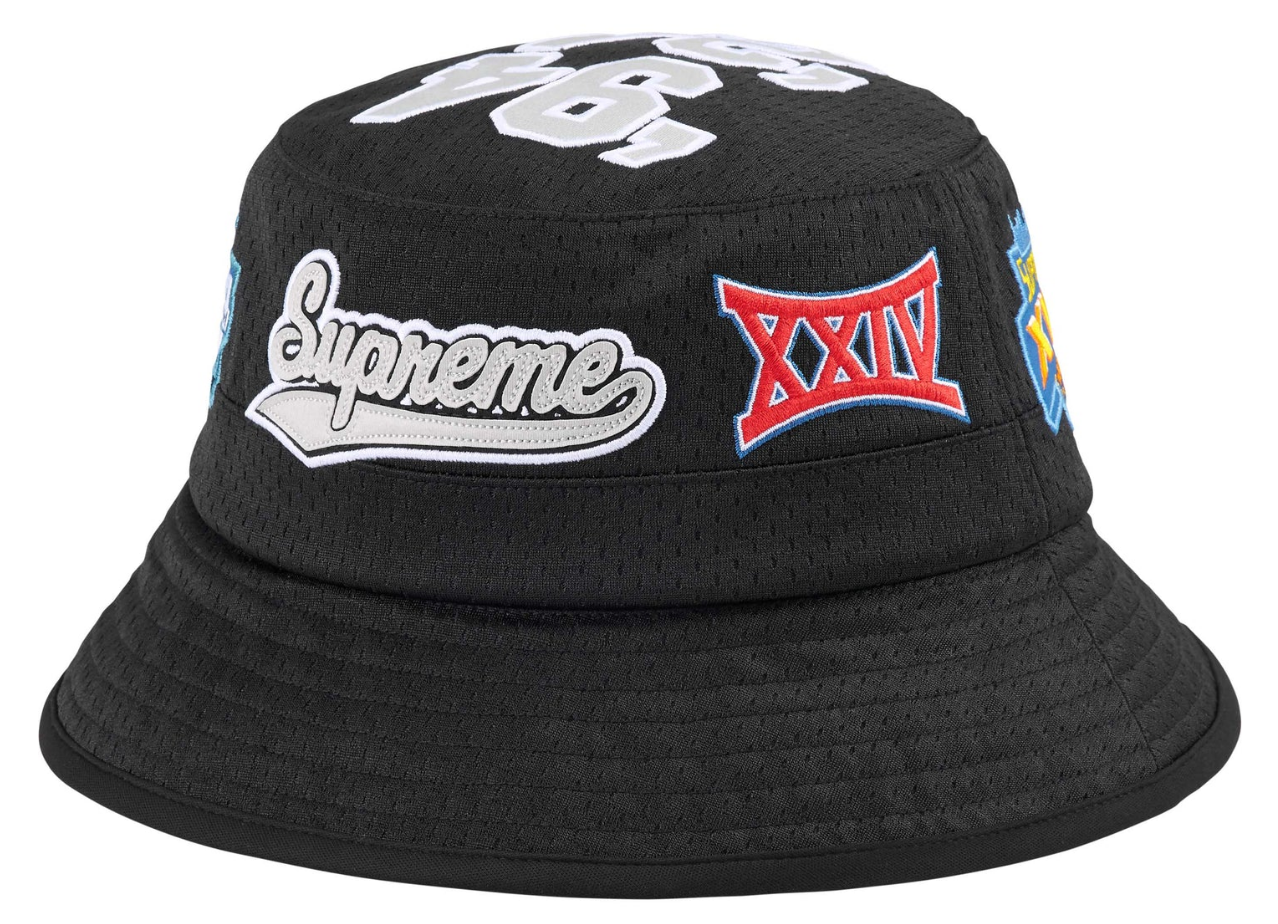 Supreme Mesh Cruiser Bucket Hat "Black"