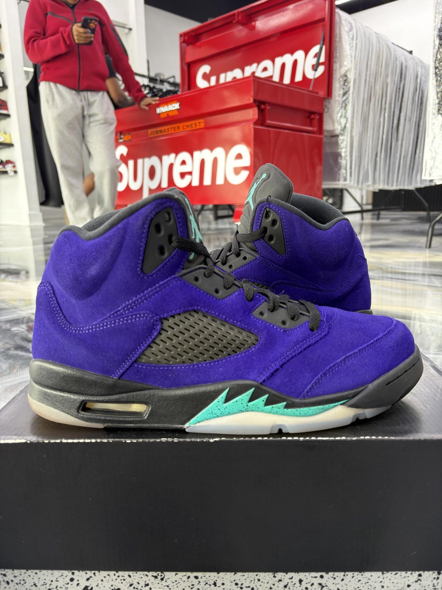 Jordan 5 "Alternate Grape" Used Size 11.5