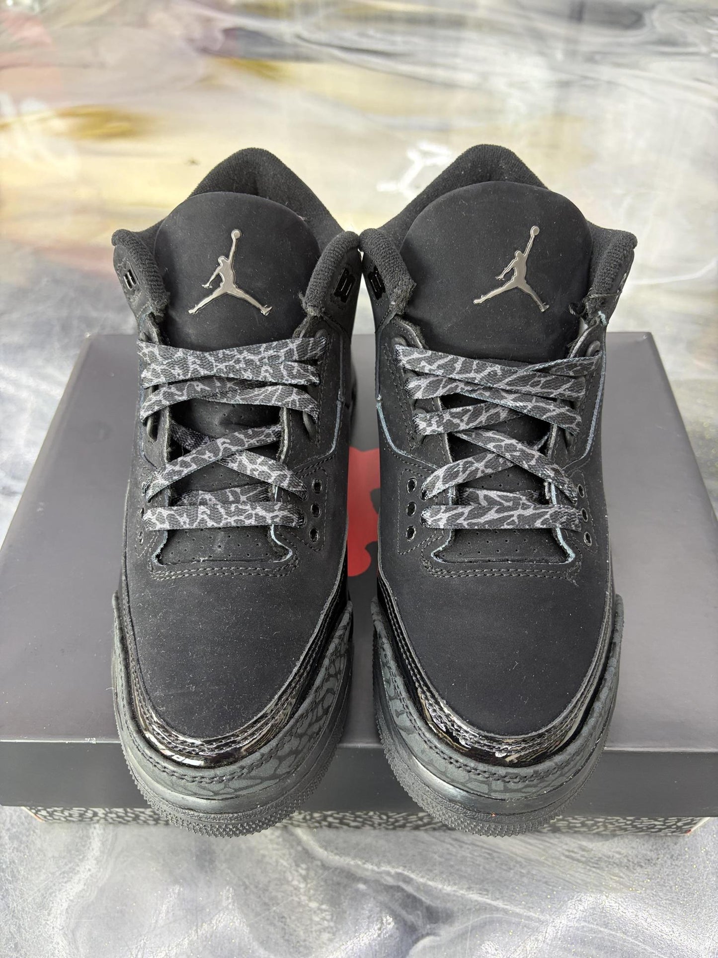 Jordan 3 "Black Cat" Used Size 6Y/7.5W