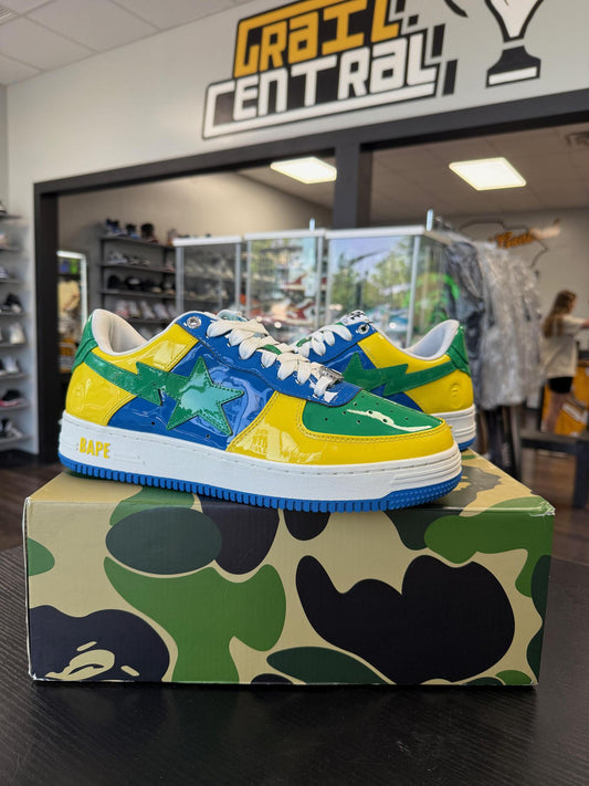 A Bathing Ape Bape Sta "Brazil" Used Size 11