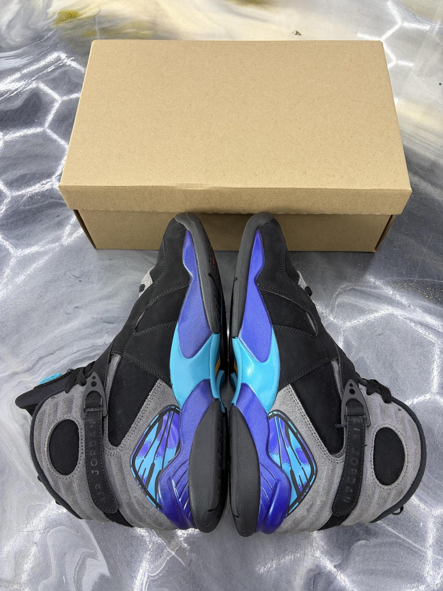 Jordan 8 "Aqua" Used Size 10.5