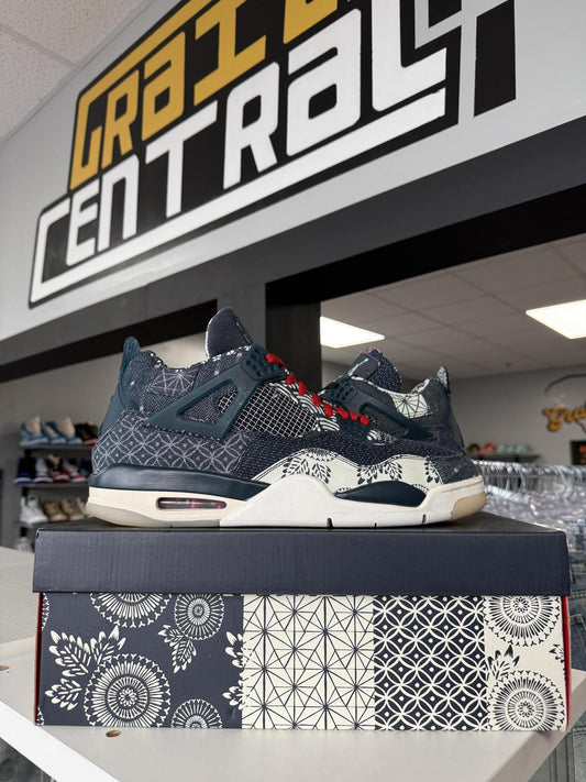 Jordan 4 "Sashiko" Used Size 14