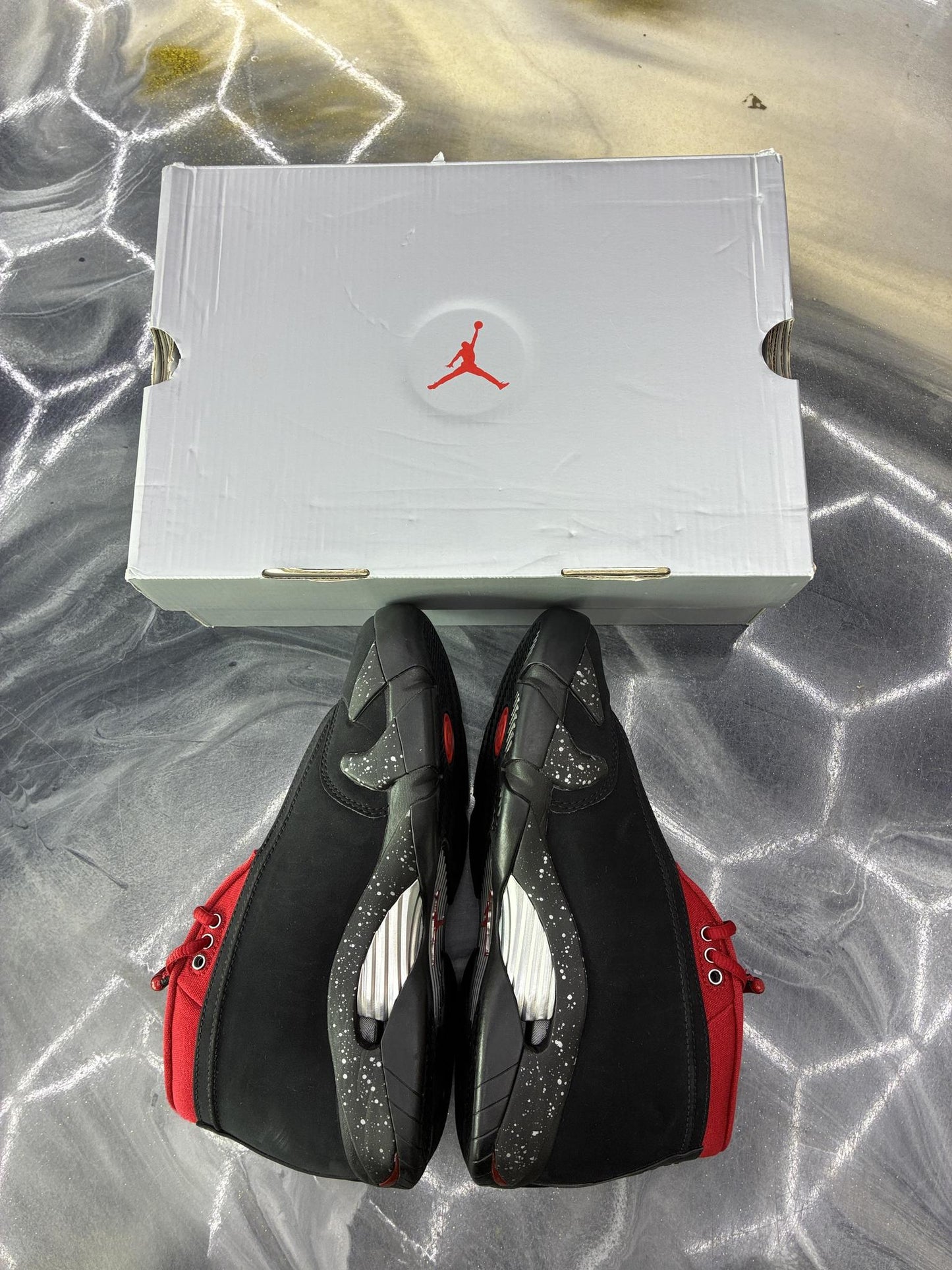 Jordan 14 Low "Red Lipstick" Used Size 7Y/8.5W
