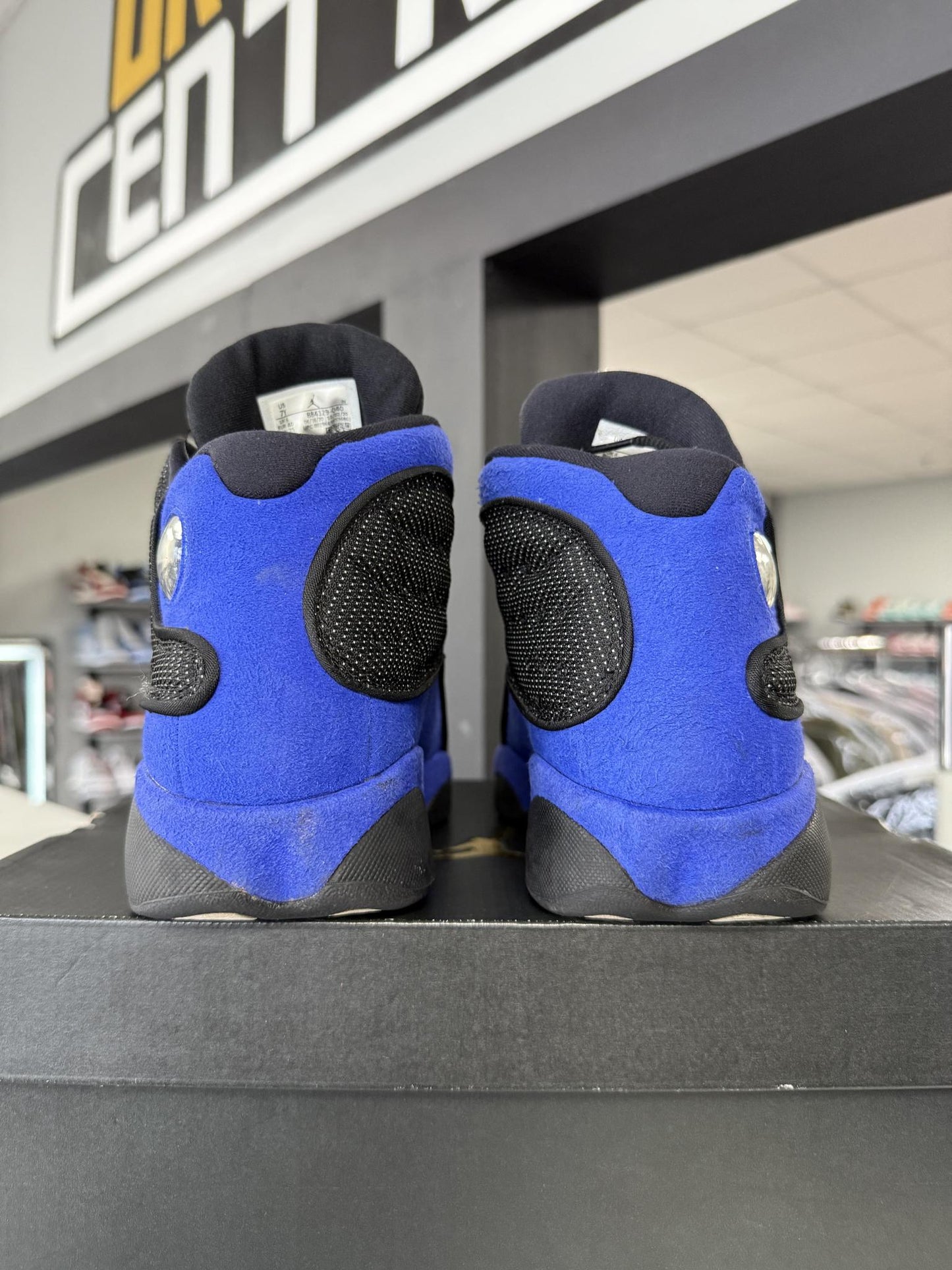 Jordan 13 "Black Hyper Royal" Used Size 7Y/8.5W