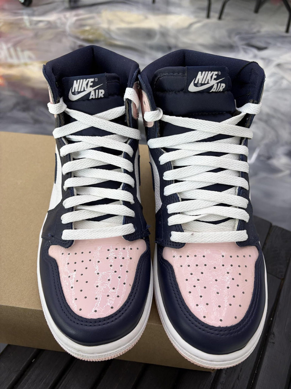 Jordan 1 "Bubblegum" Used Size 6Y/7.5W