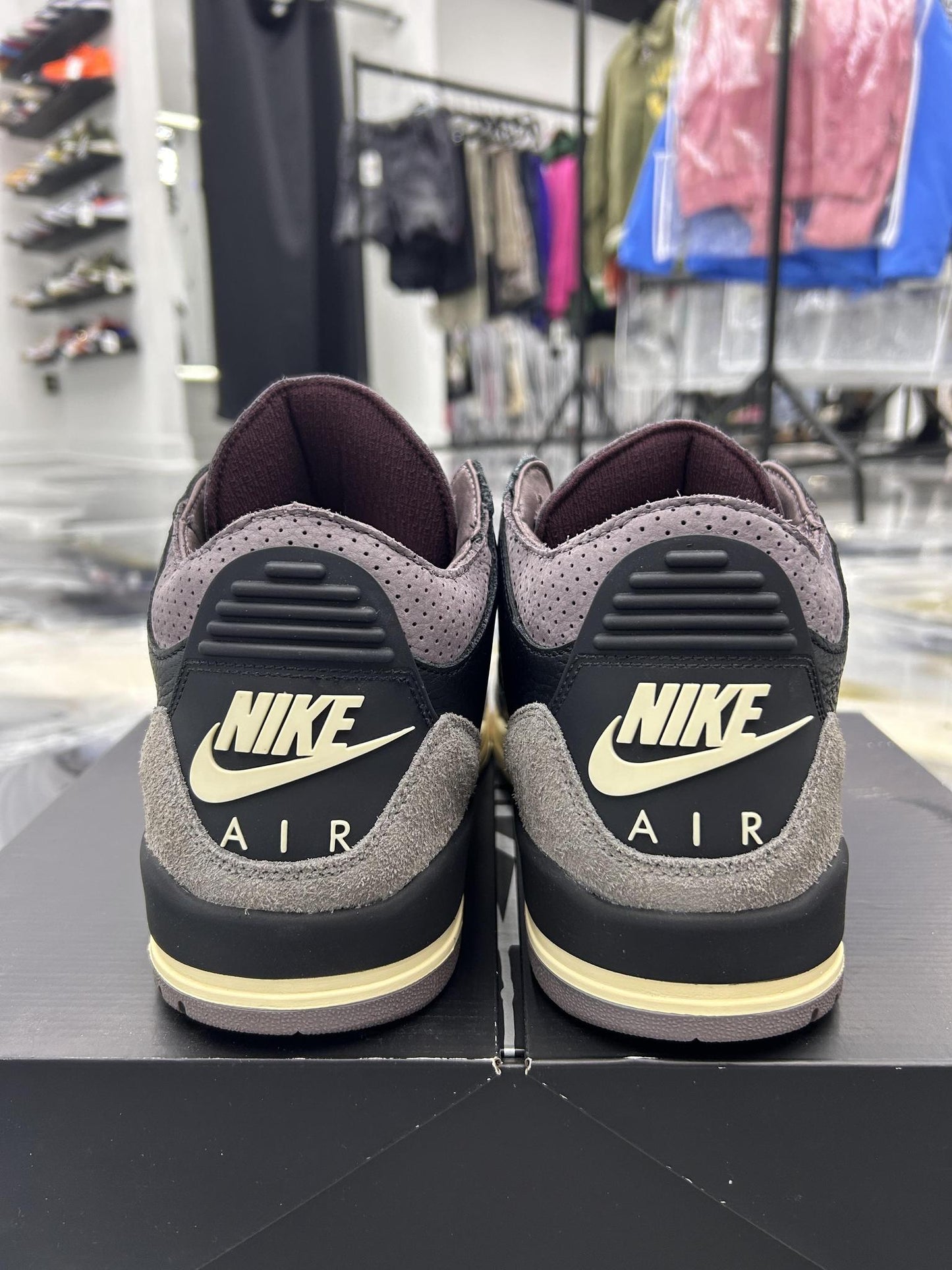 Jordan 3 x A Ma Maniere "Black" Used Size 11.5