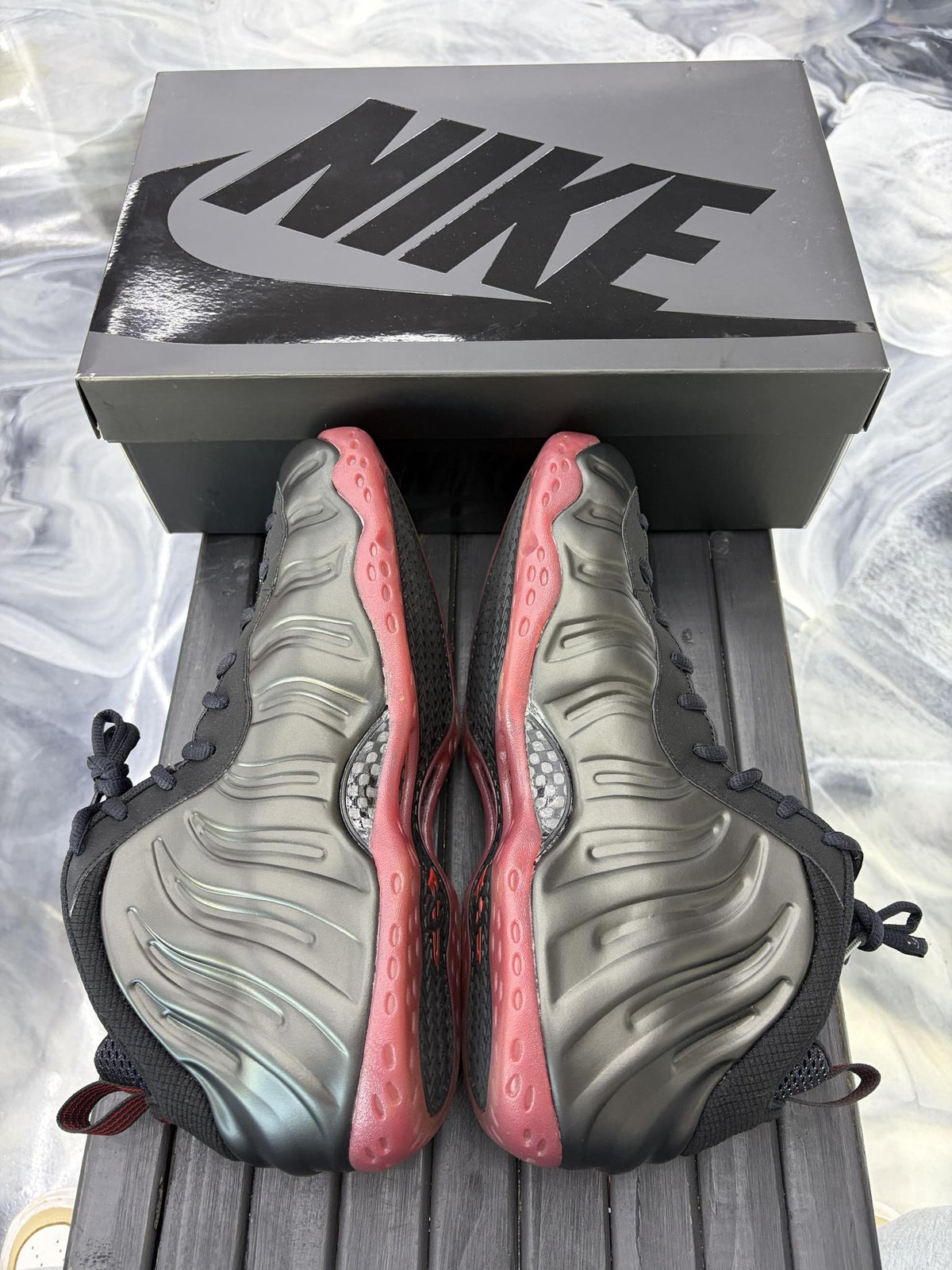 Nike Foamposite "Cough Drop" Used Size 13