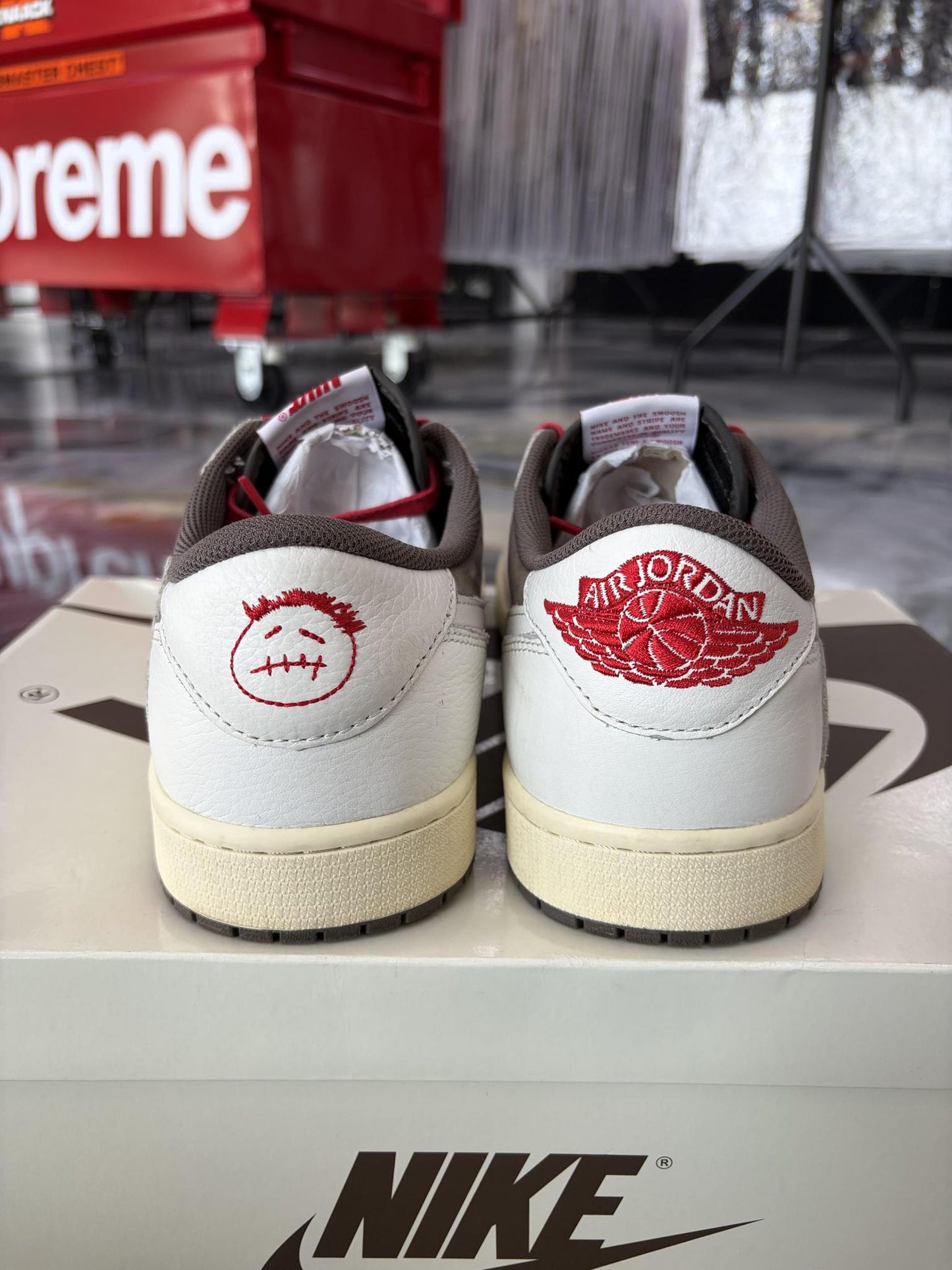 Jordan 1 Low x Travis Scott "Reverse Mocha" Used Size 13
