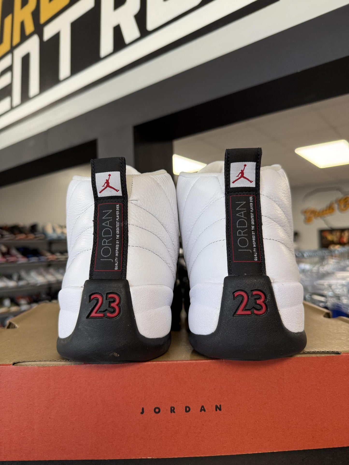 Jordan 12 "Red Taxi" Used Size 11