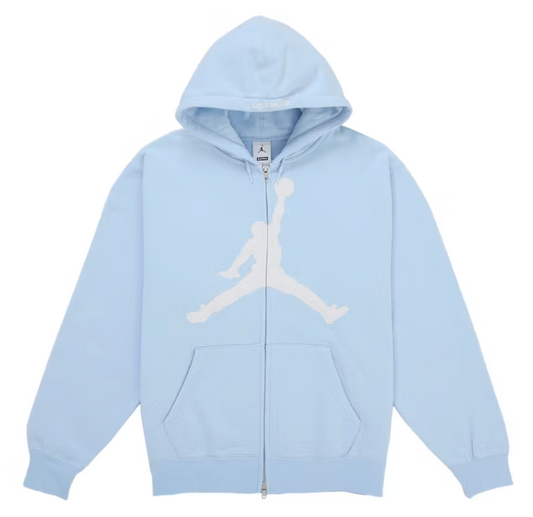 Supreme X Jordan Hooded Sweatshirt "University Blue"