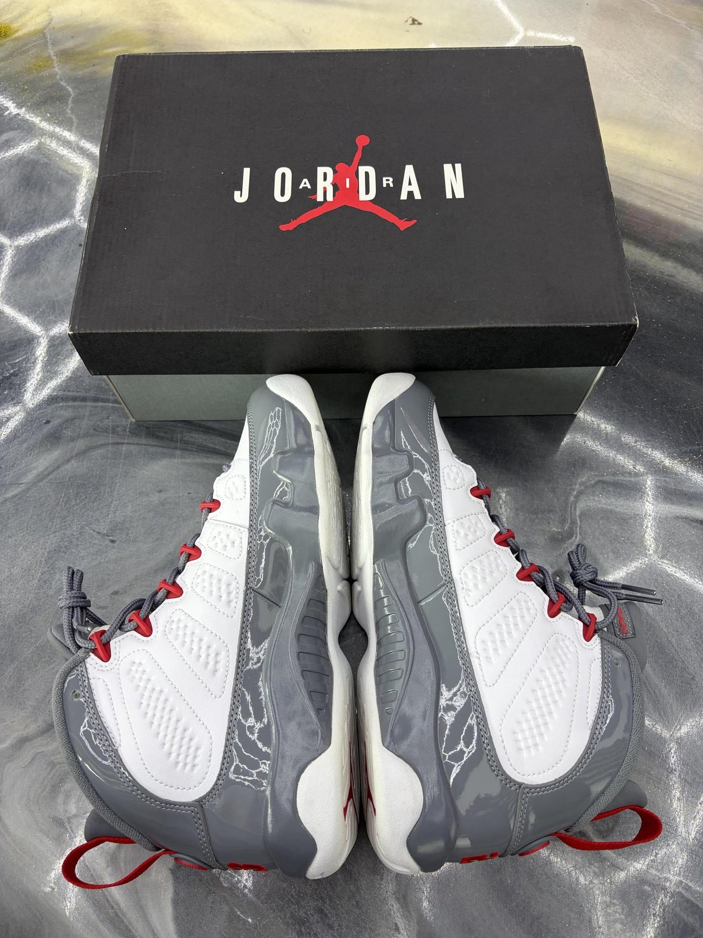 Jordan 9 "Fire Red" Used Size 7Y/8.5W