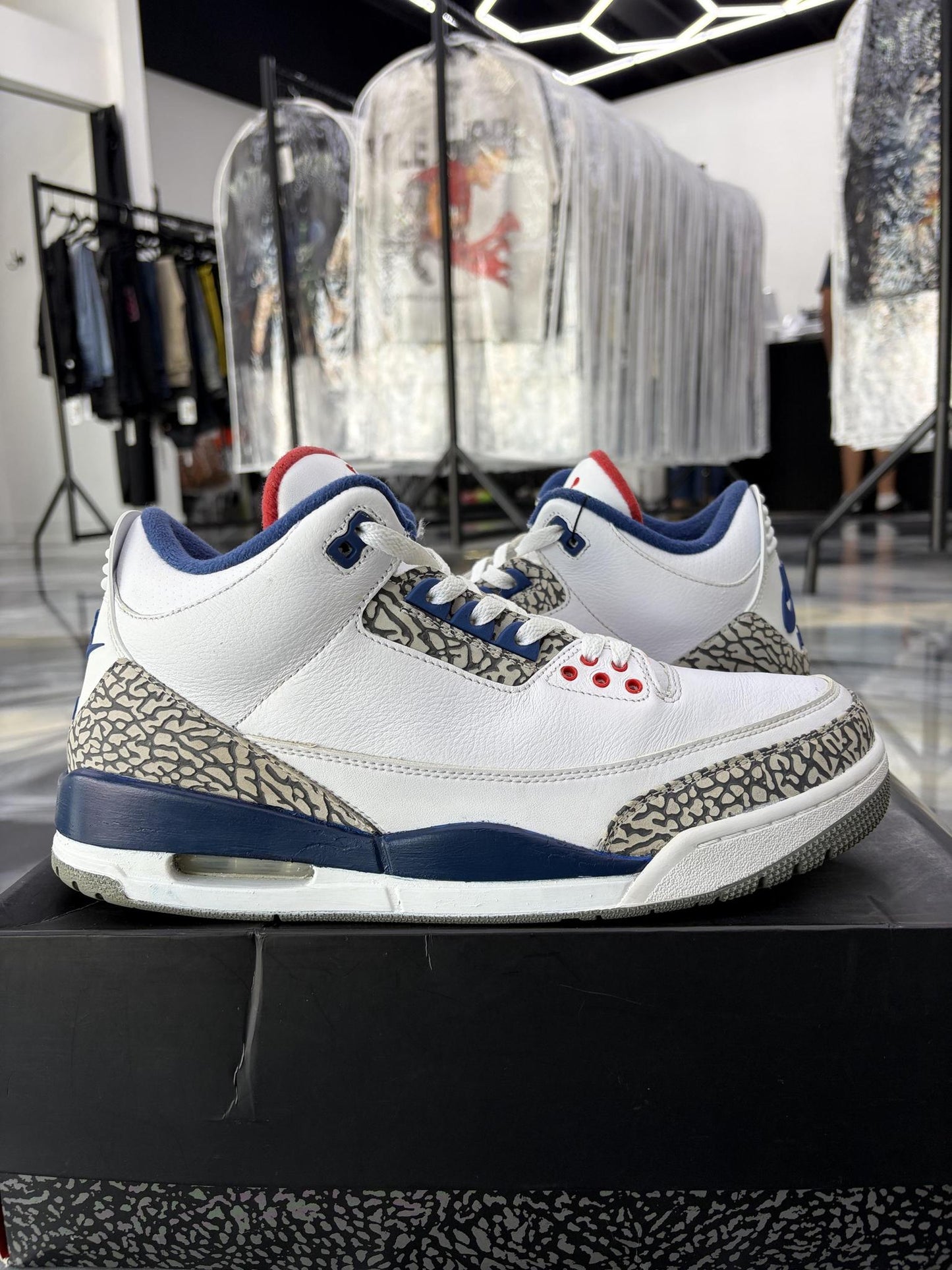 Jordan 3 "True Blue" Used Size 12