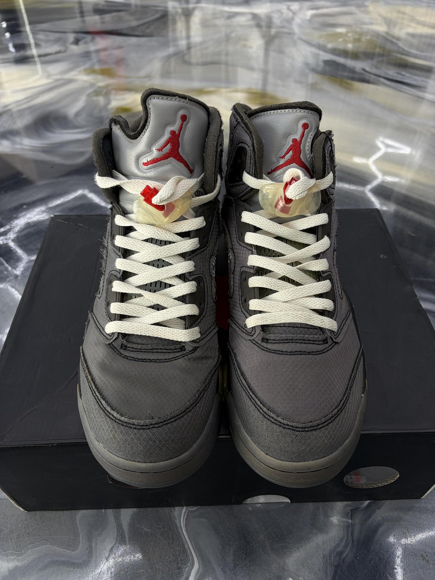 Jordan 5 Off White "Muslin" Used Size 10.5
