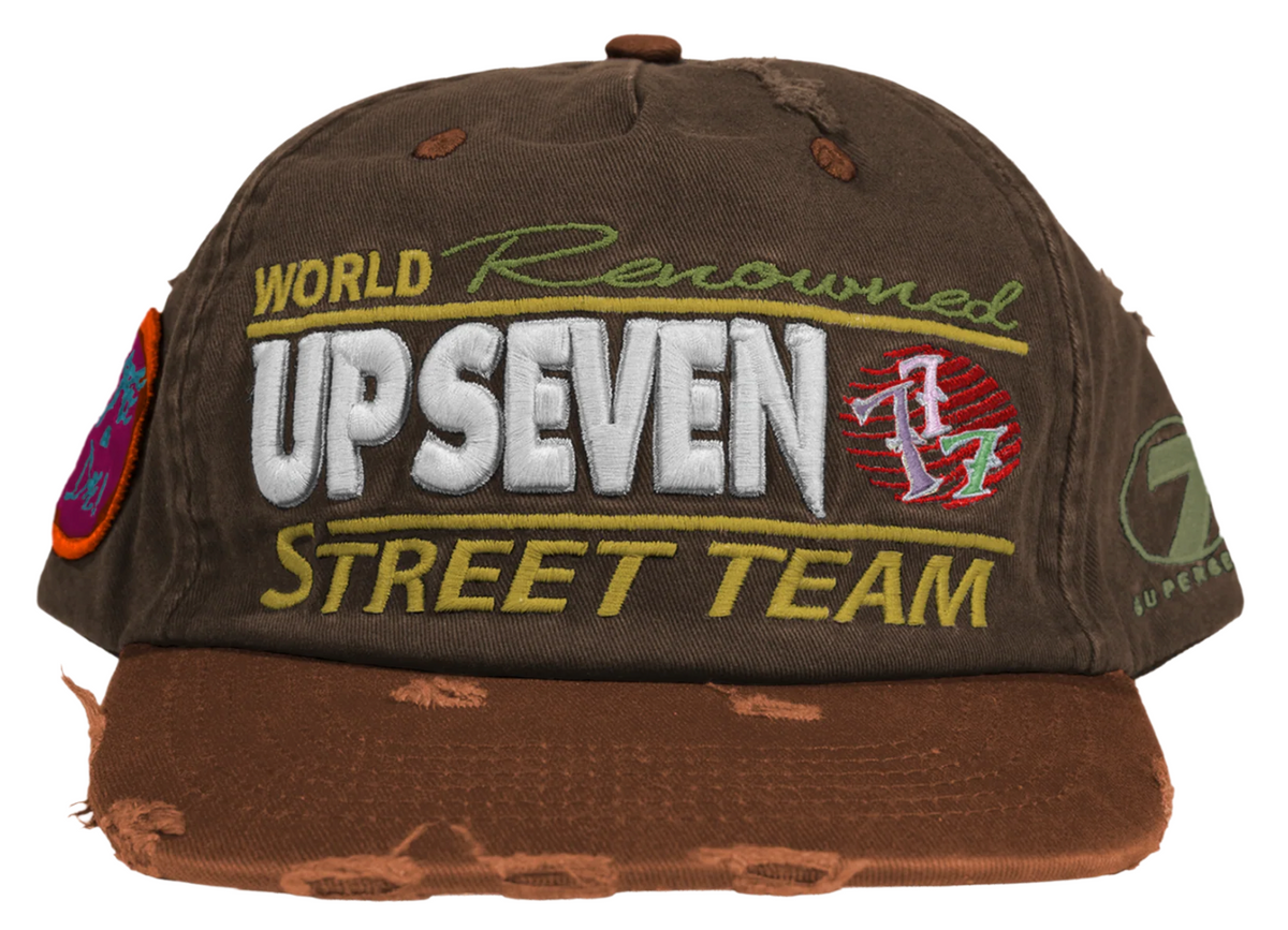 Up Seven 7 Dweller Street Team Hat "Brown"