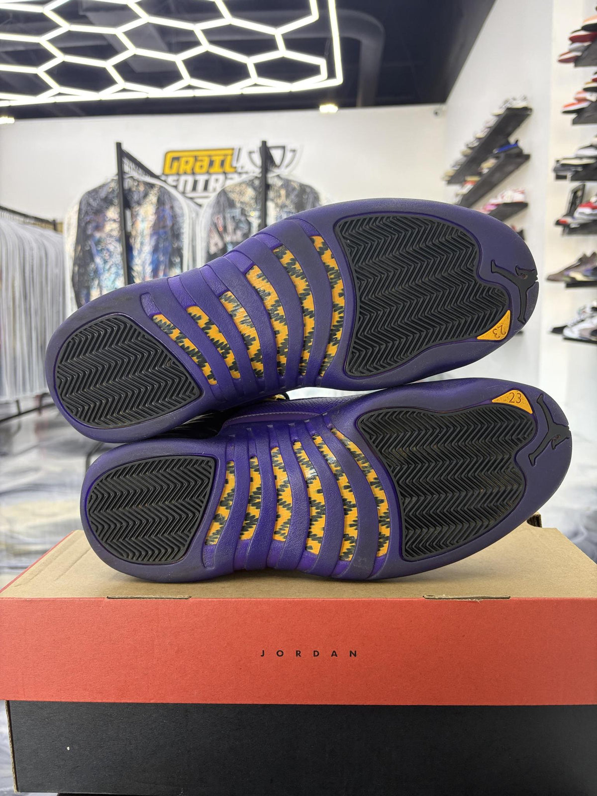 Jordan 12 "Field Purple" Used Size 12