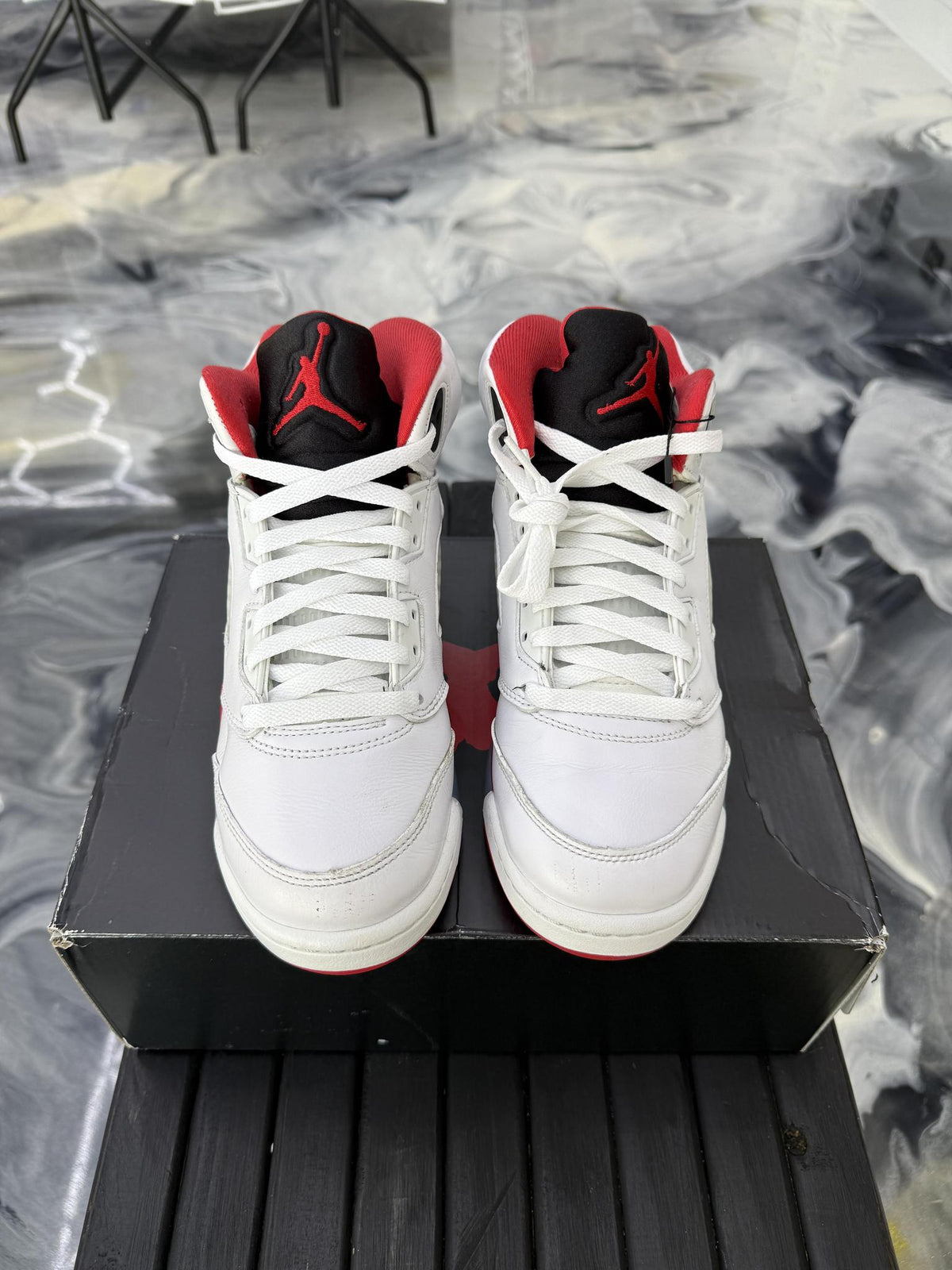 Jordan 5 "Fire Red" Used Size 7Y/8.5W