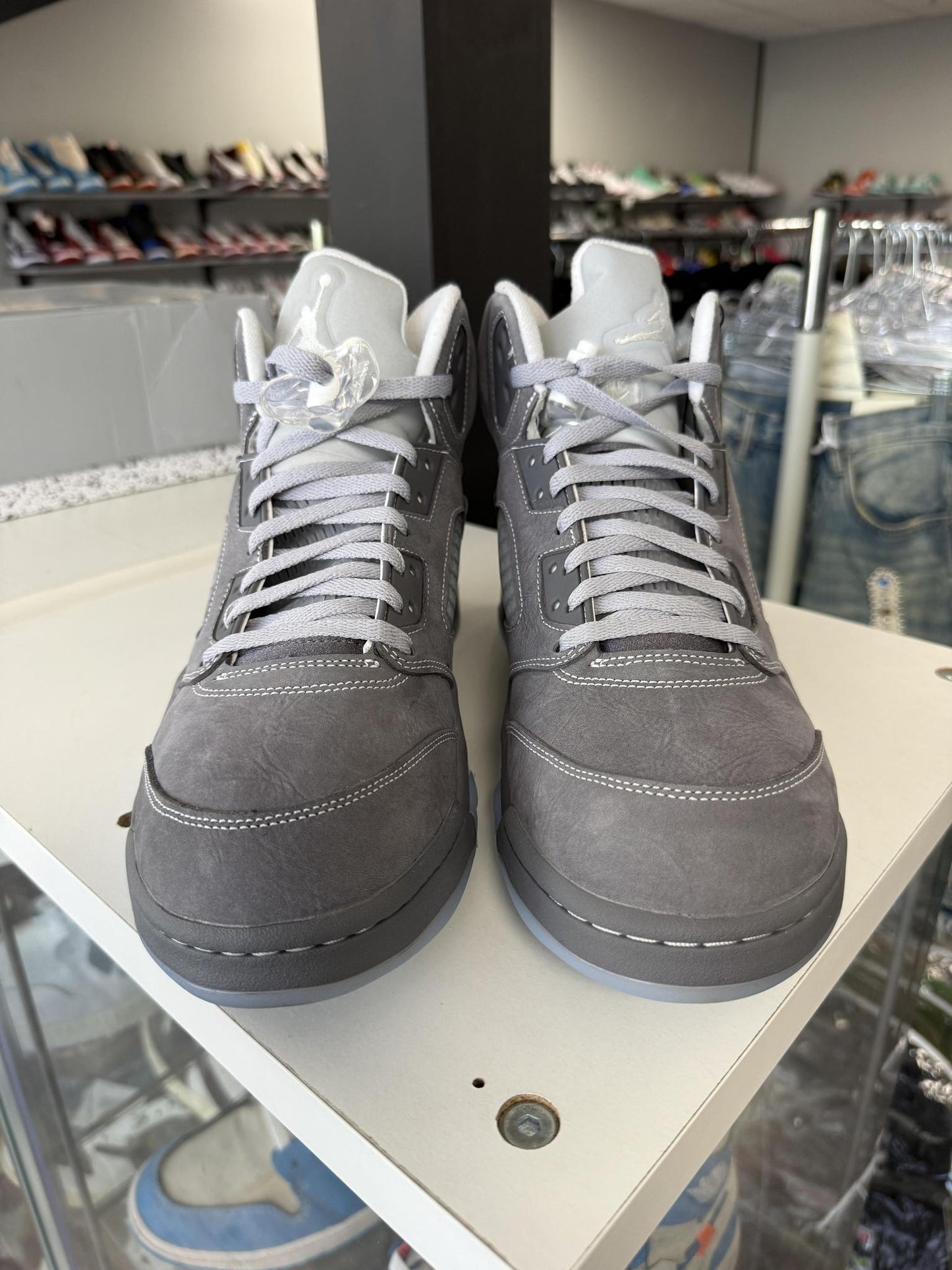 Jordan 5 "Wolf Grey" Used Size 12