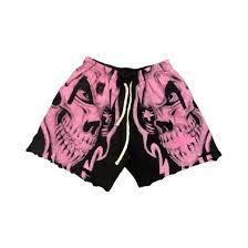 Vertabrae Shorts "Skull Storm Pink"