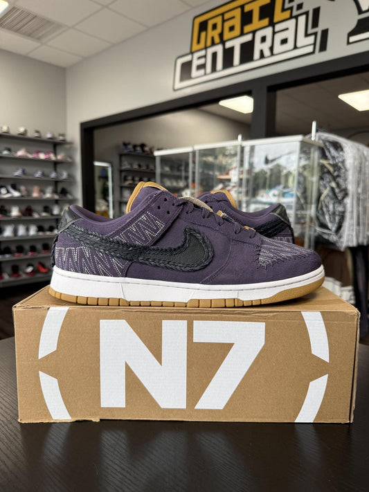 Nike Dunk Low "N7 Purple" Used Size 12