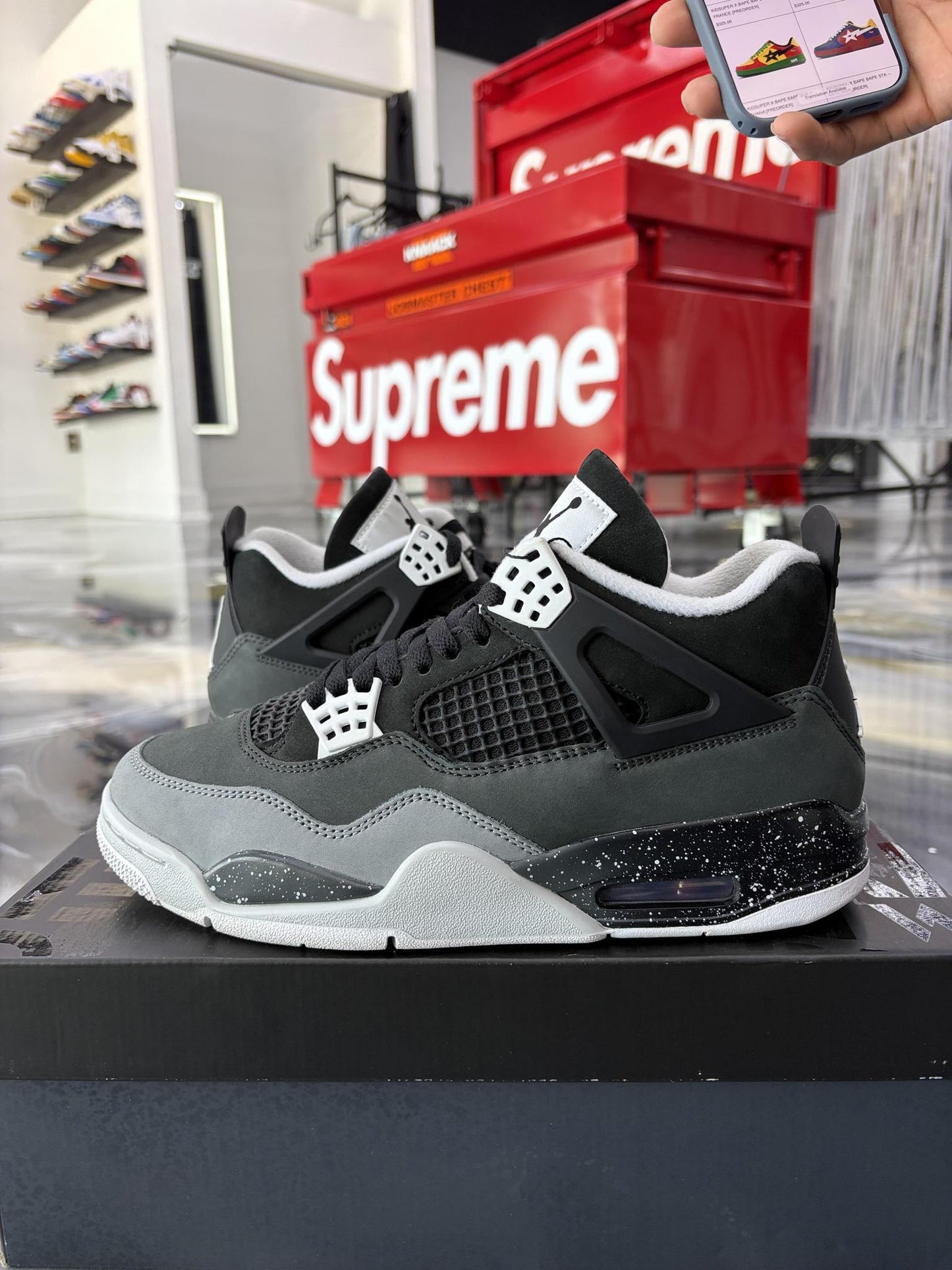 Jordan 4 "Fear" Used Size 8.5